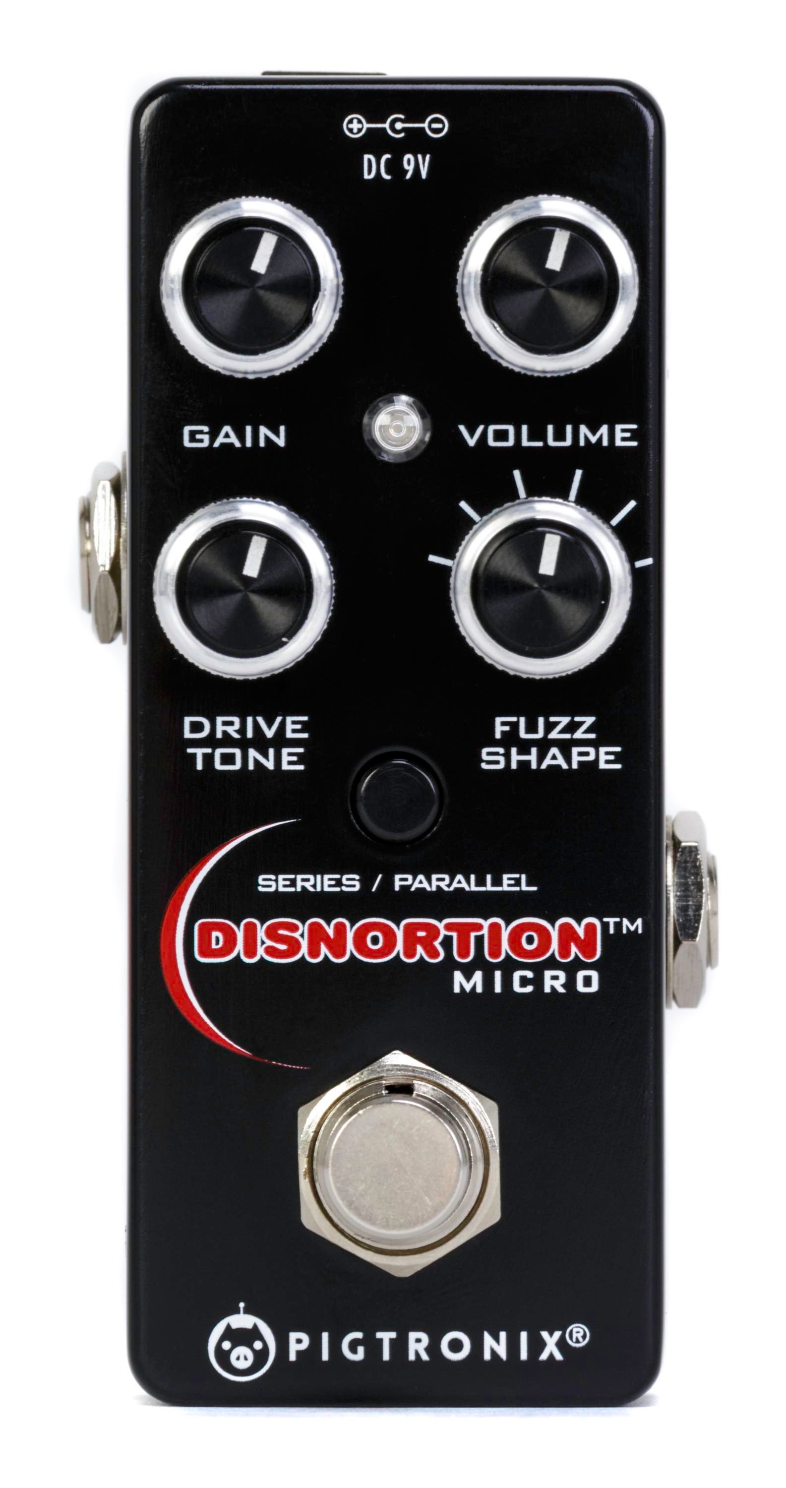 Pigtronix Disnortion Micro Analog Fuzz & Overdrive Pedal