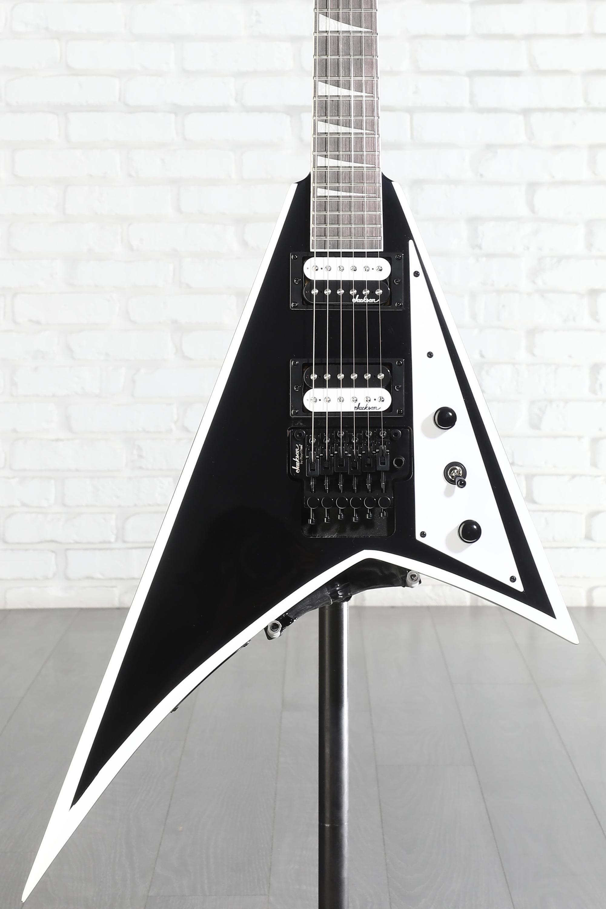 Jackson Rhoads JS32 Electric Guitar - Black with White Bevels