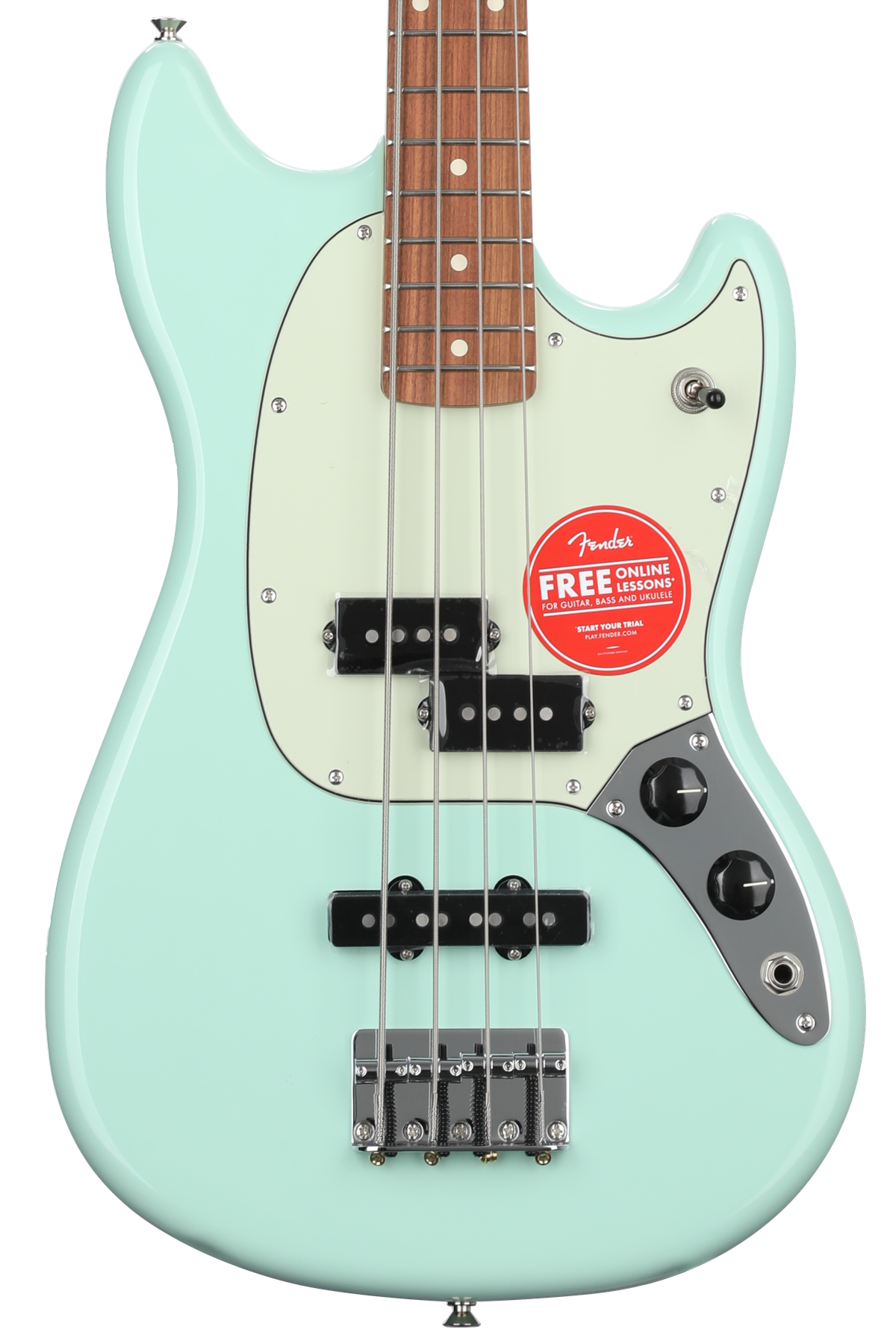 Fender Special Edition Mustang PJ Bass - Surf Green with Pau 