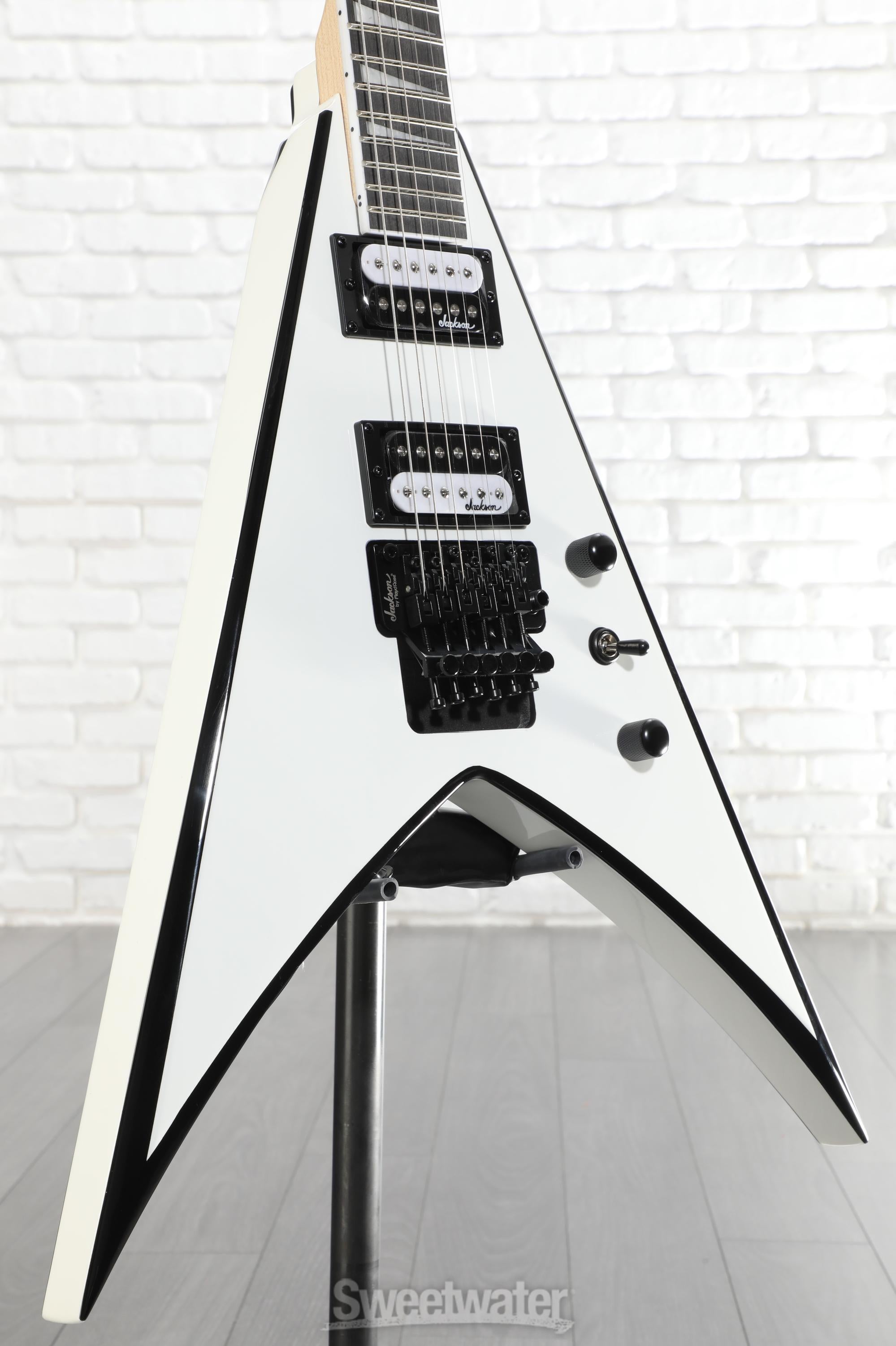 Jackson JS Series King V JS32 - White with Black Bevels Reviews