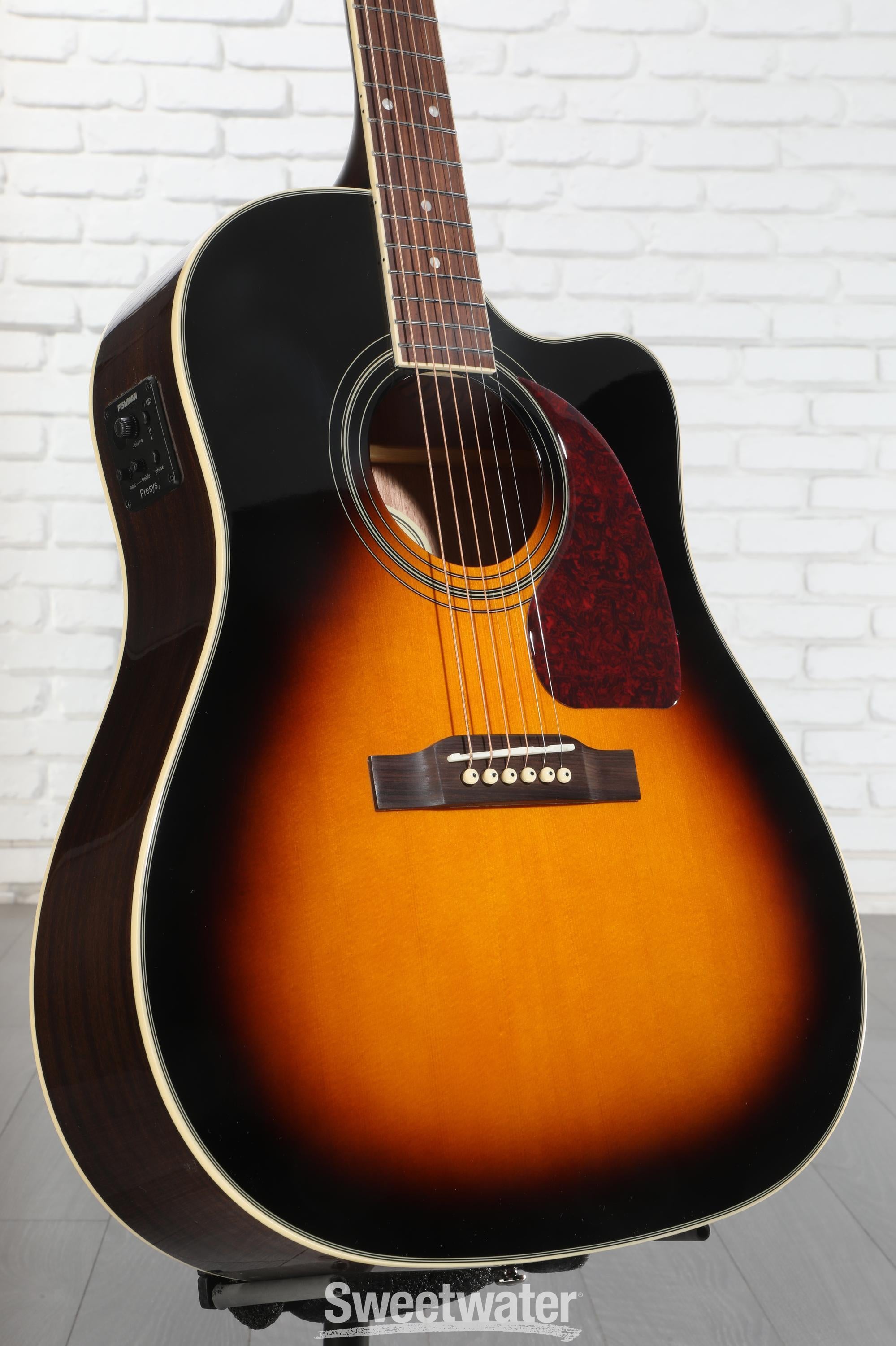 Epiphone J-45EC Studio セミハードケース付き Epiphone J-45 EC Studio Acoustic-electric Guitar - Vintage