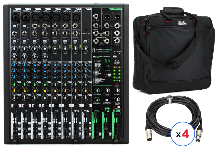 Mackie ProFX12v3 12-channel Mixer with USB and Effects