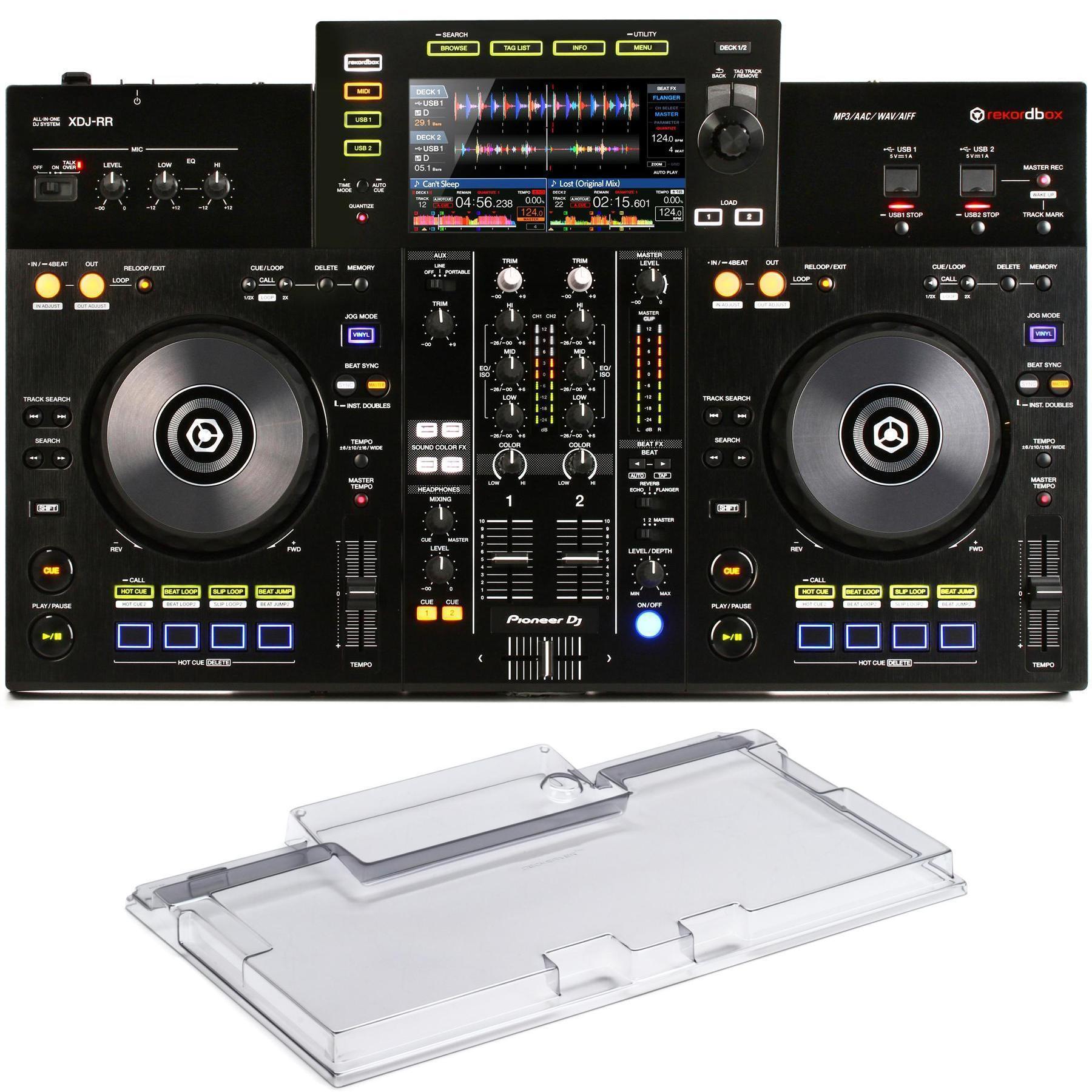 Pioneer DJ XDJ-RR Digital DJ System with Decksaver Cover 