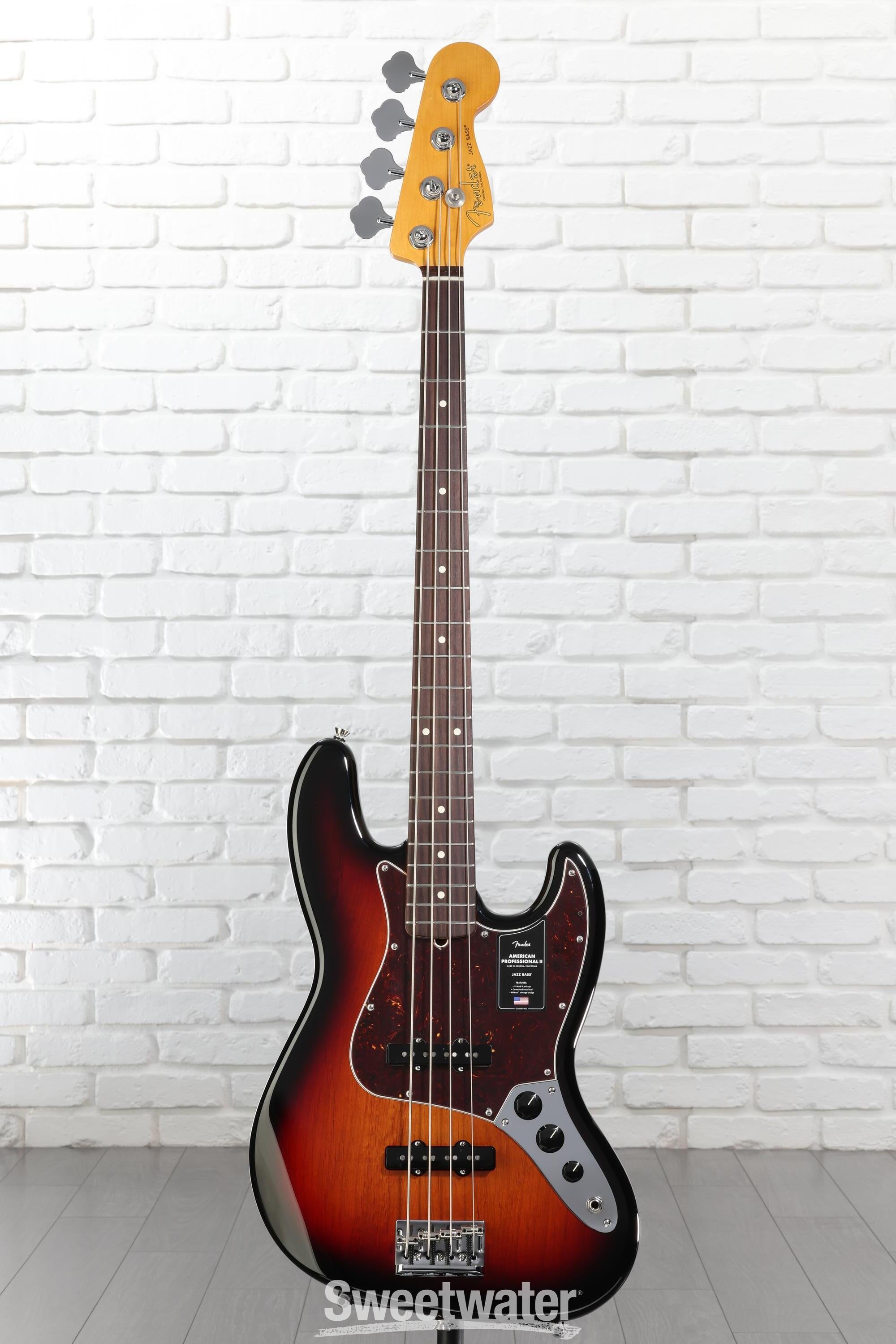 Fender American Professional II Jazz Bass - 3 Color Sunburst with