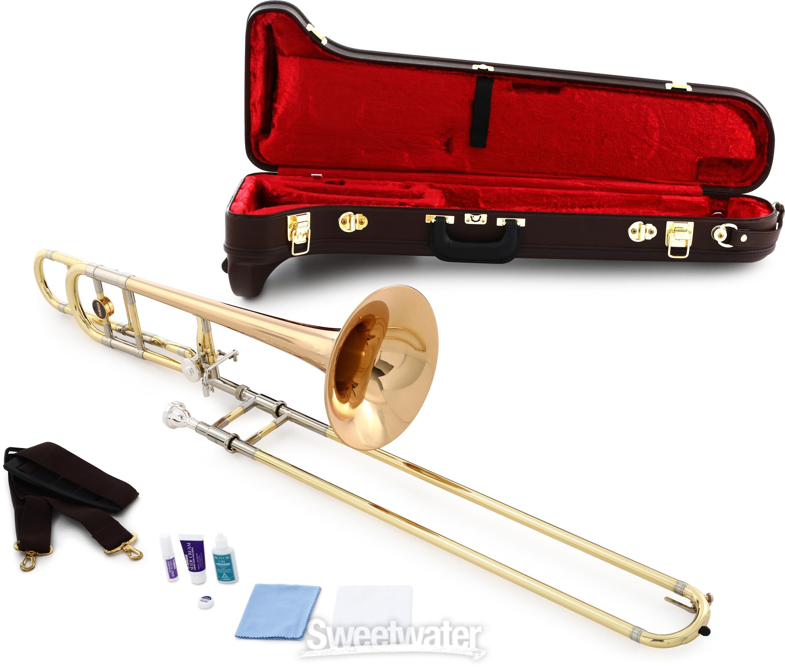 Yamaha YSL-882GO Xeno Professional F-attachment Trombone - Clear 