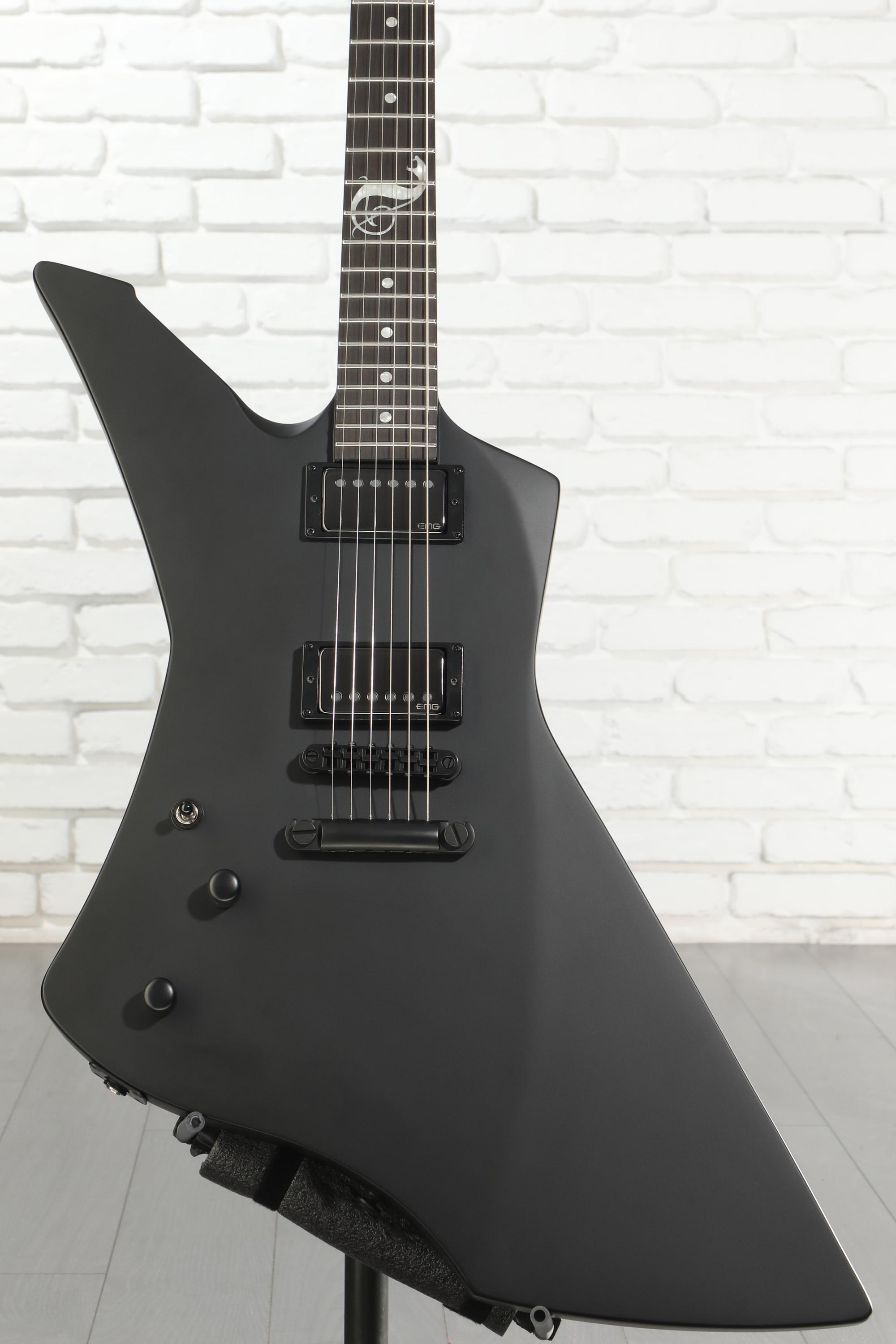 ギター LTD LLICA James Hetfield SNAKEBYTE ESP LTD James Hetfield Snakebyte Electric Guitar Satin Black