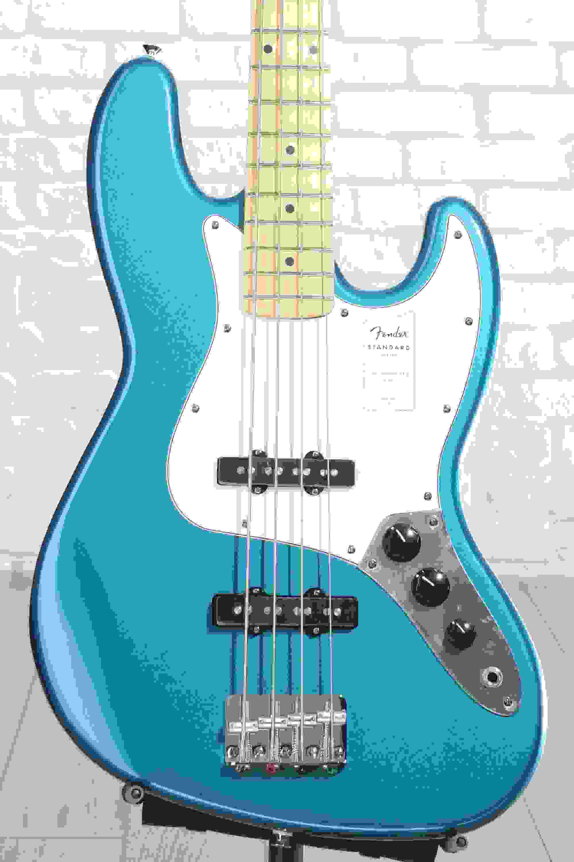 Fender Standard Jazz Bass - Aqua Marine Metallic, Maple Fingerboard