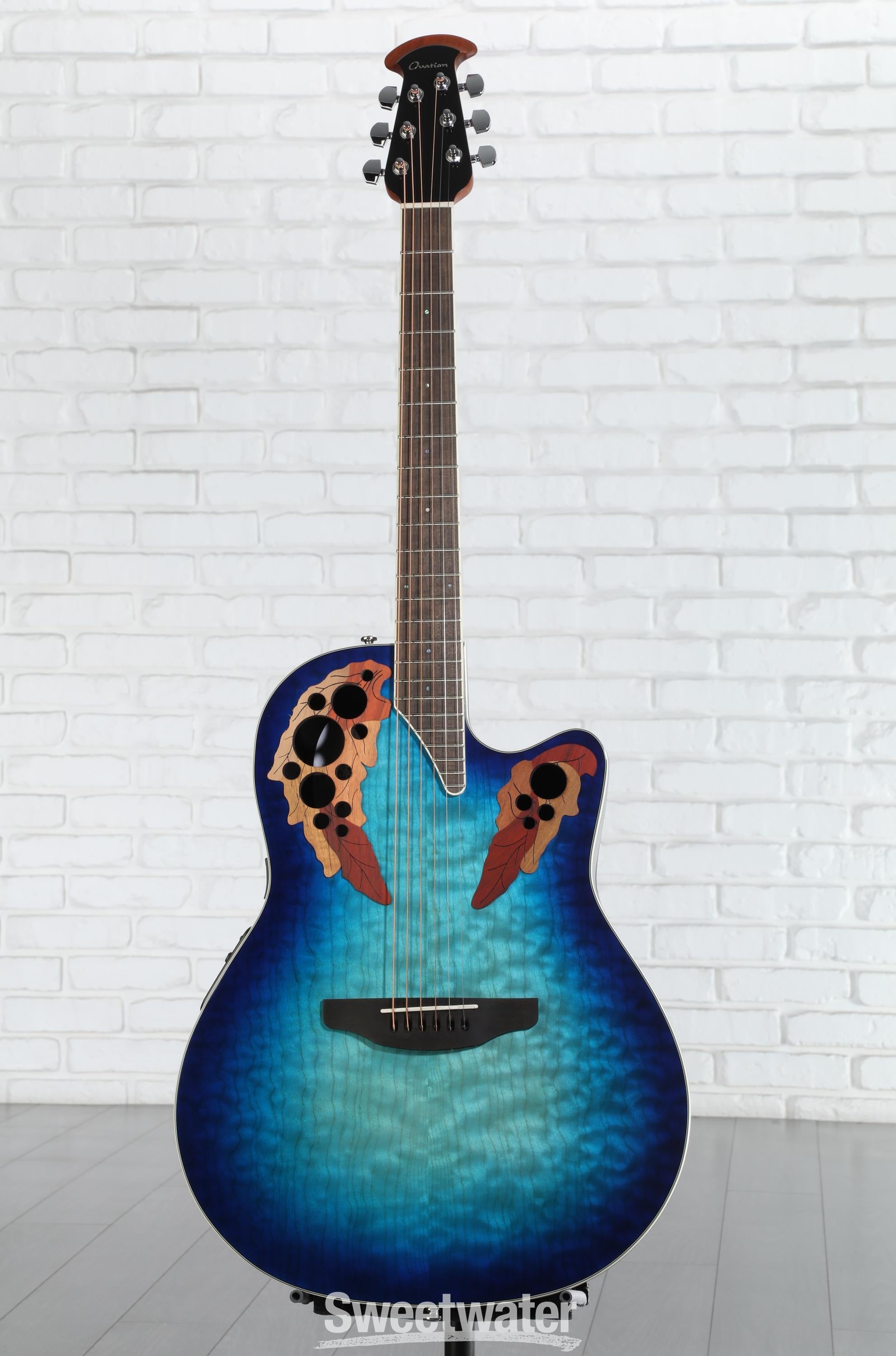 Ovation Celebrity Elite CE48P-RG Super Shallow Acoustic-Electric