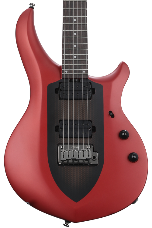 Sterling By Music Man MAJ100 John Petrucci Signature Electric Guitar - Iced  Crimson Red