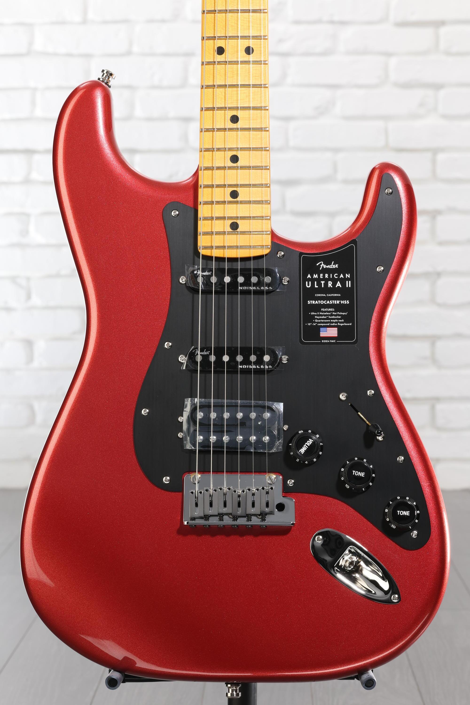 Fender American Ultla Stratocaster ギター Amazon.com: Fender American Ultra Stratocaster HSS - Ultraburst