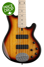 Photo of Lakland Skyline 55-01 Standard 5-string Bass Guitar - 3-Tone Sunburst with Maple Fingerboard