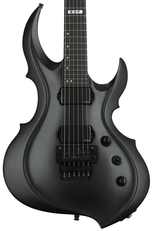 ESP E-II FRX Electric Guitar - Black Satin