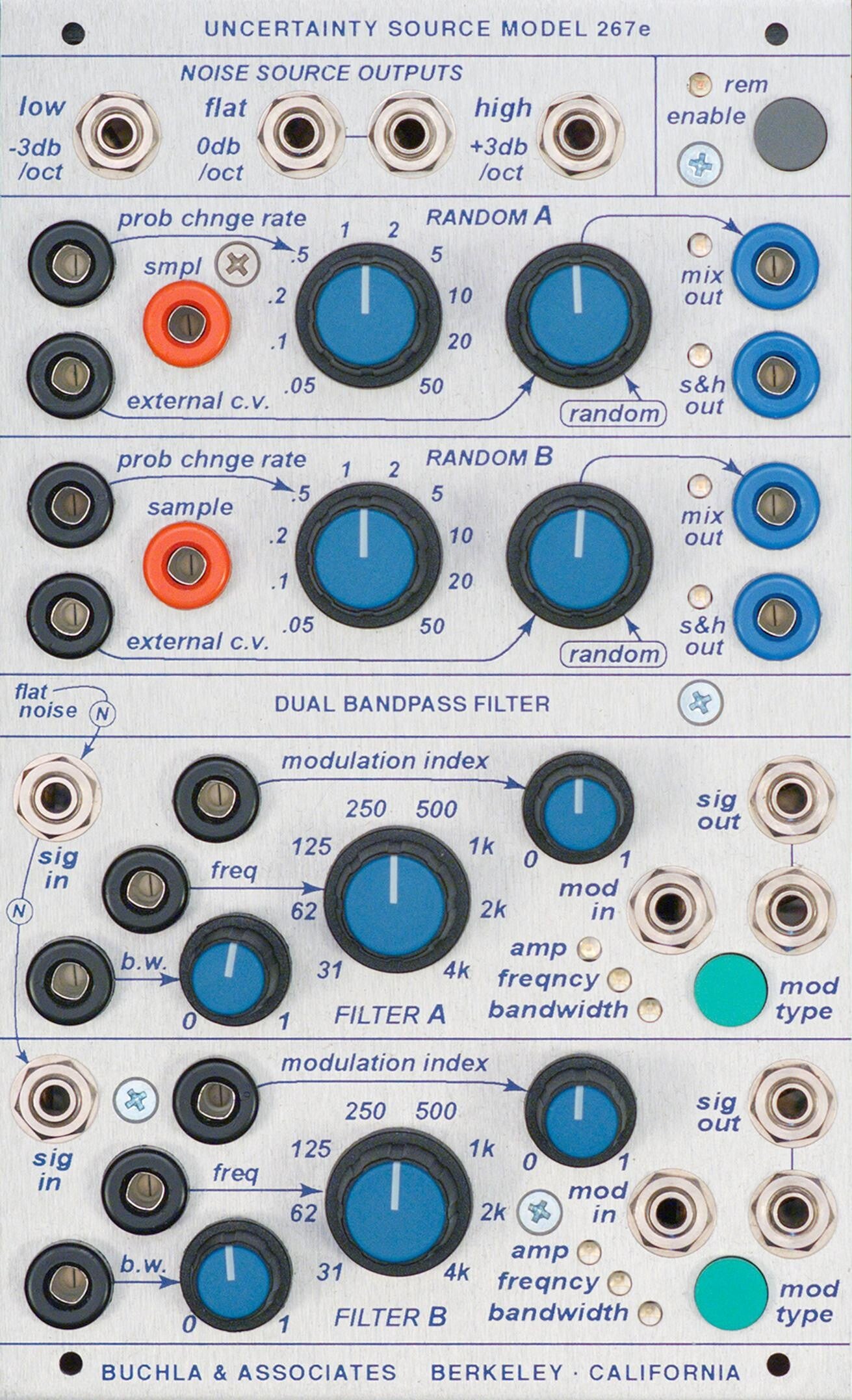 Photo of Buchla 267e Uncertainty Source/Dual Filter Module