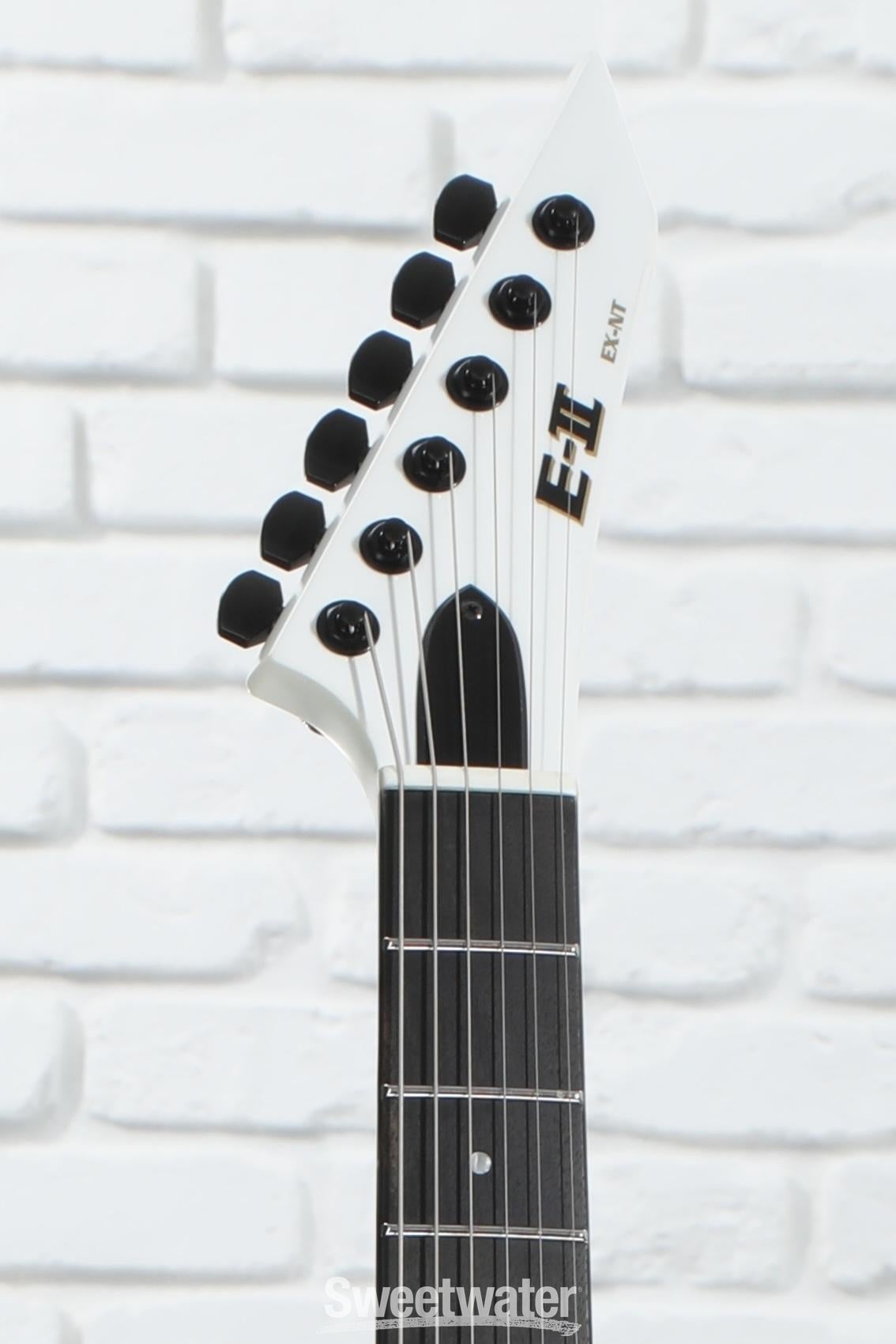ESP E-II EX NT Electric Guitar - Snow White | Sweetwater