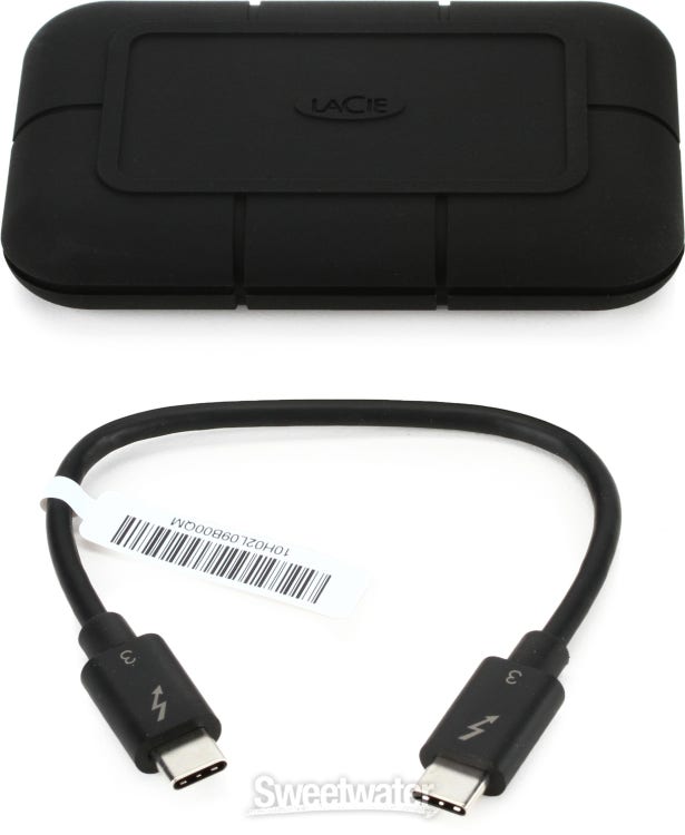 LaCie Rugged Thunderbolt & USB-C USB 3.1 Portable Drive Portable