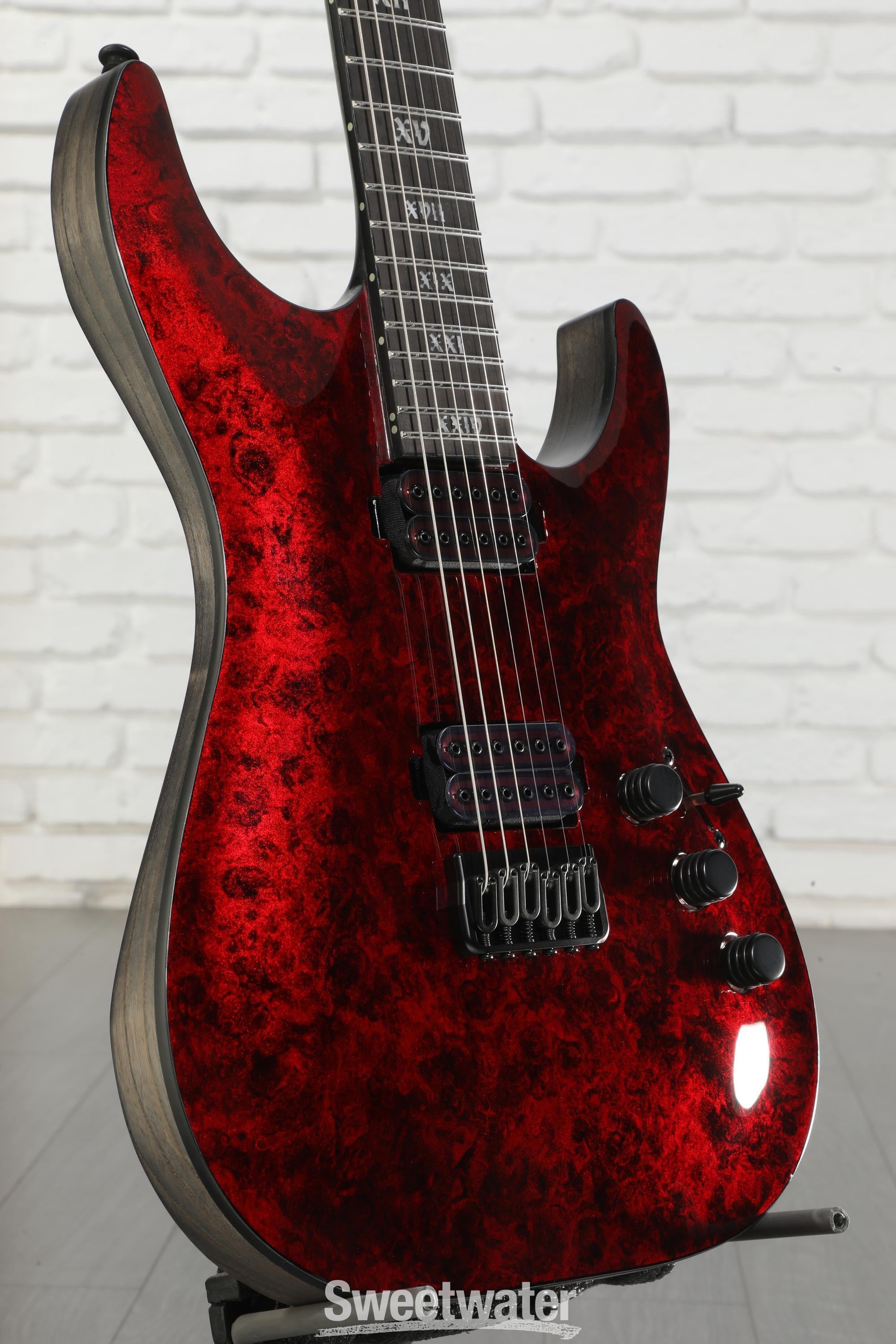 Schecter C-1 Apocalypse Electric Guitar - Red Reign | Sweetwater