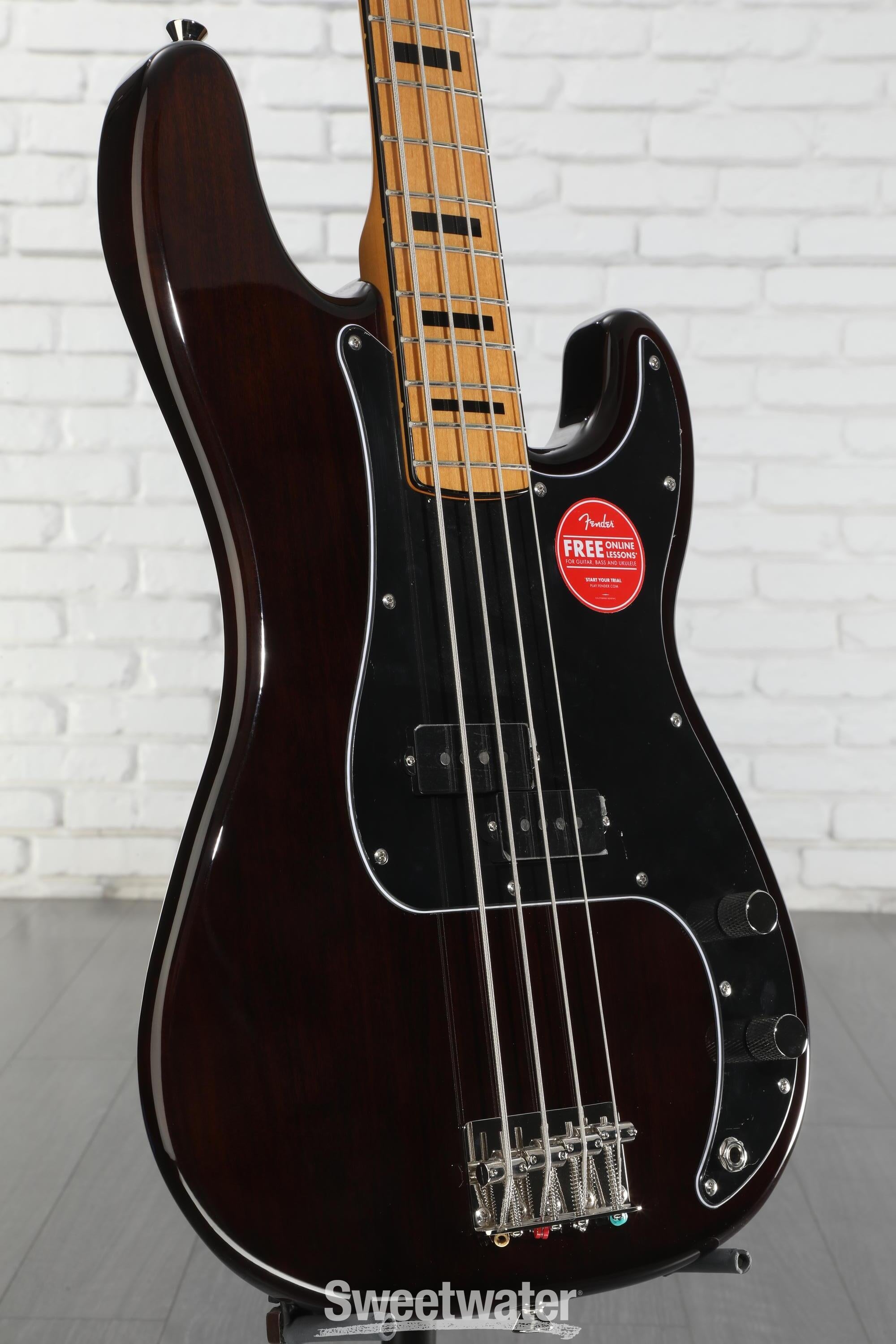Squier Classic Vibe '70s Precision Bass - Walnut | Sweetwater