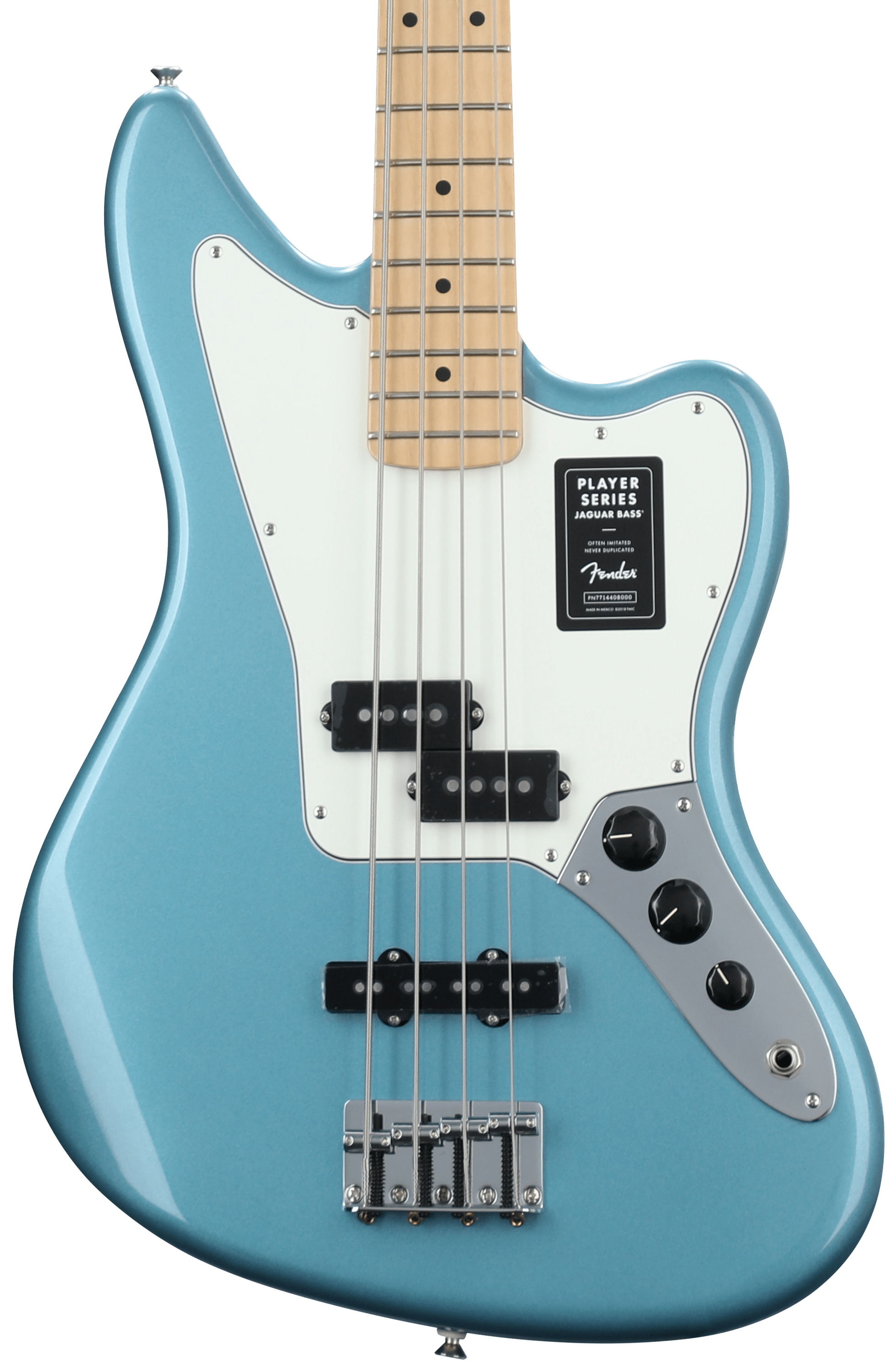 Fender Player Jaguar Bass - Tidepool with Maple Fingerboard