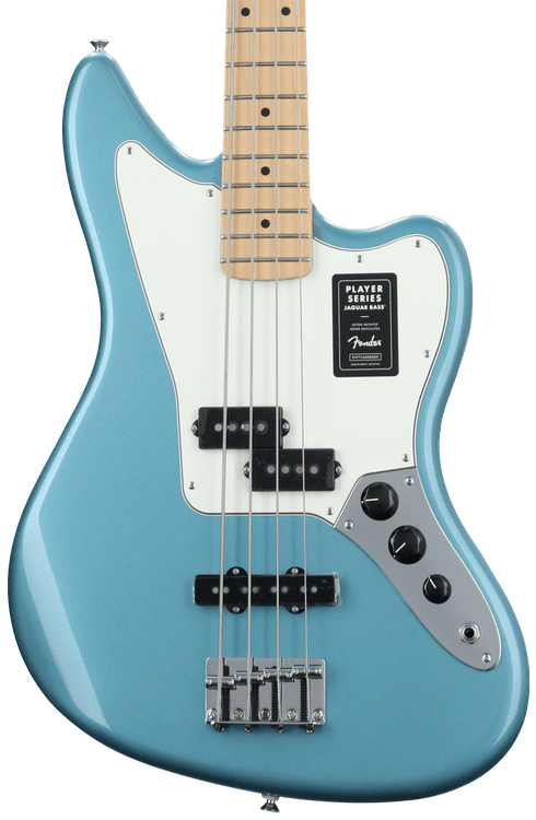 ベース Fender Player Jaguar Bass Maple Tidepool Fender Player Jaguar Bass - Tidepool with Maple Fingerboard