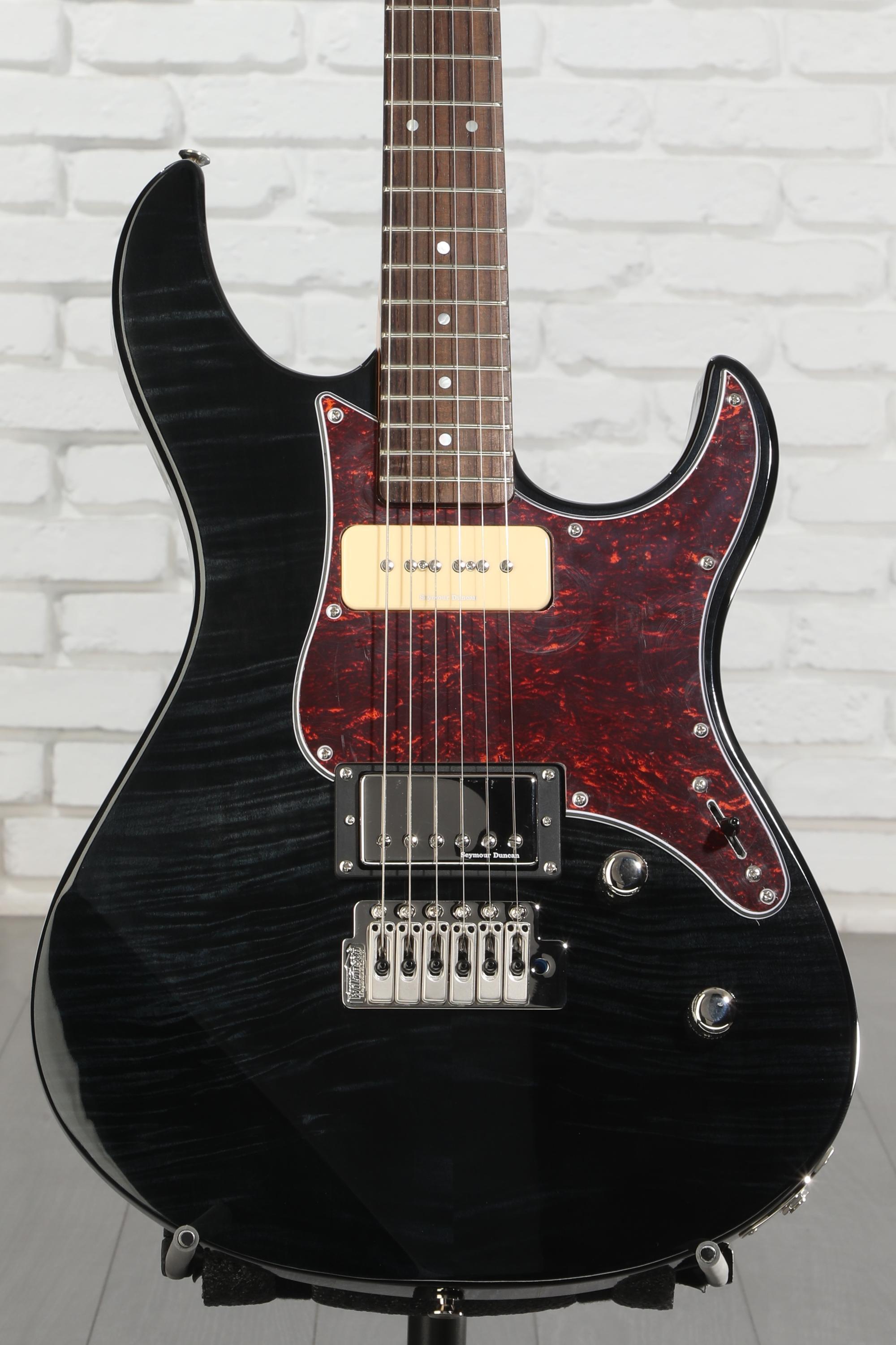 ギター YAMAHA pacifica 611VFM Yamaha PAC611VFM Pacifica Electric Guitar - Trans Black | Sweetwater