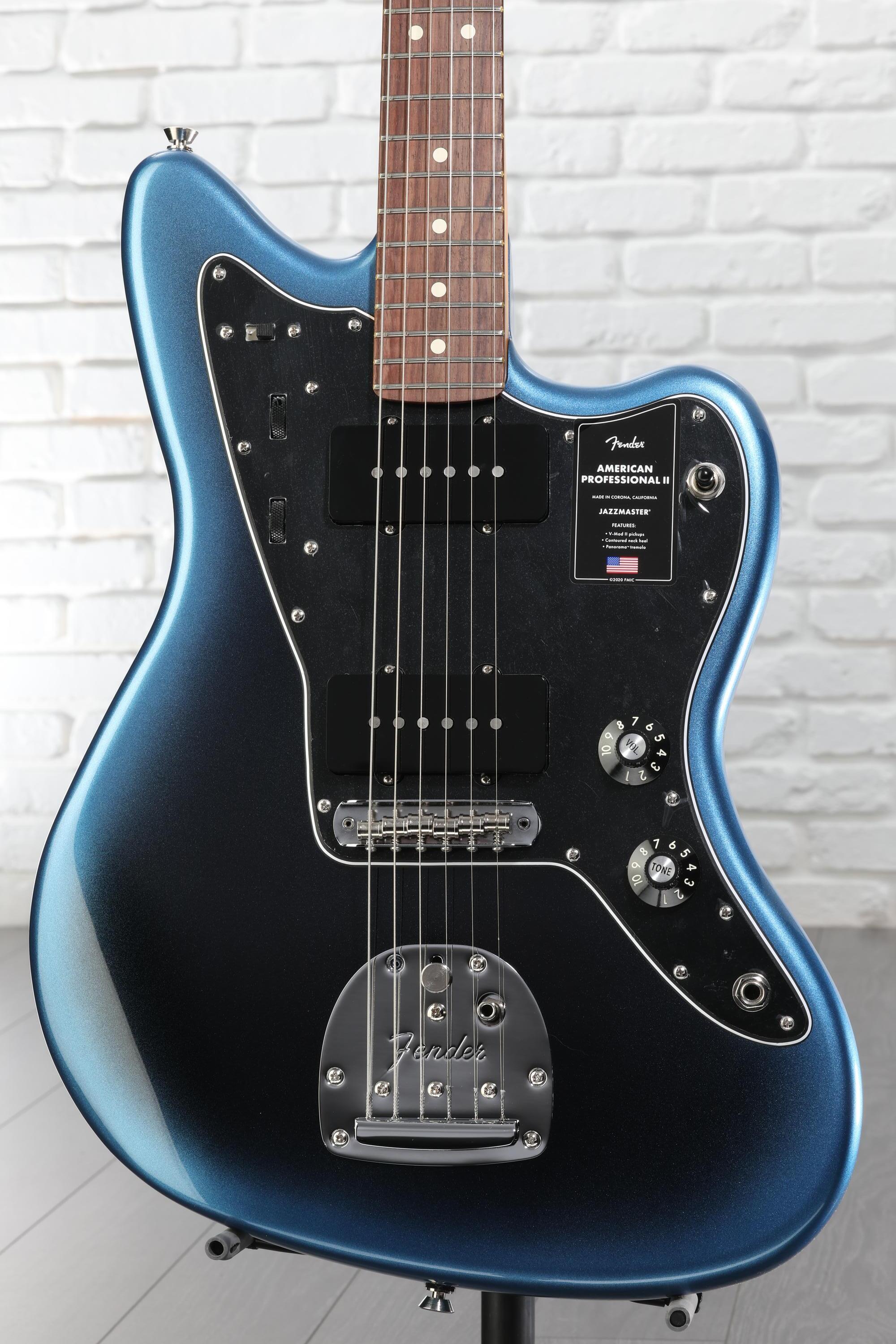 ギター American Professional II Jazzmaster Fender American Professional II Jazzmaster - Mercury with Rosewood