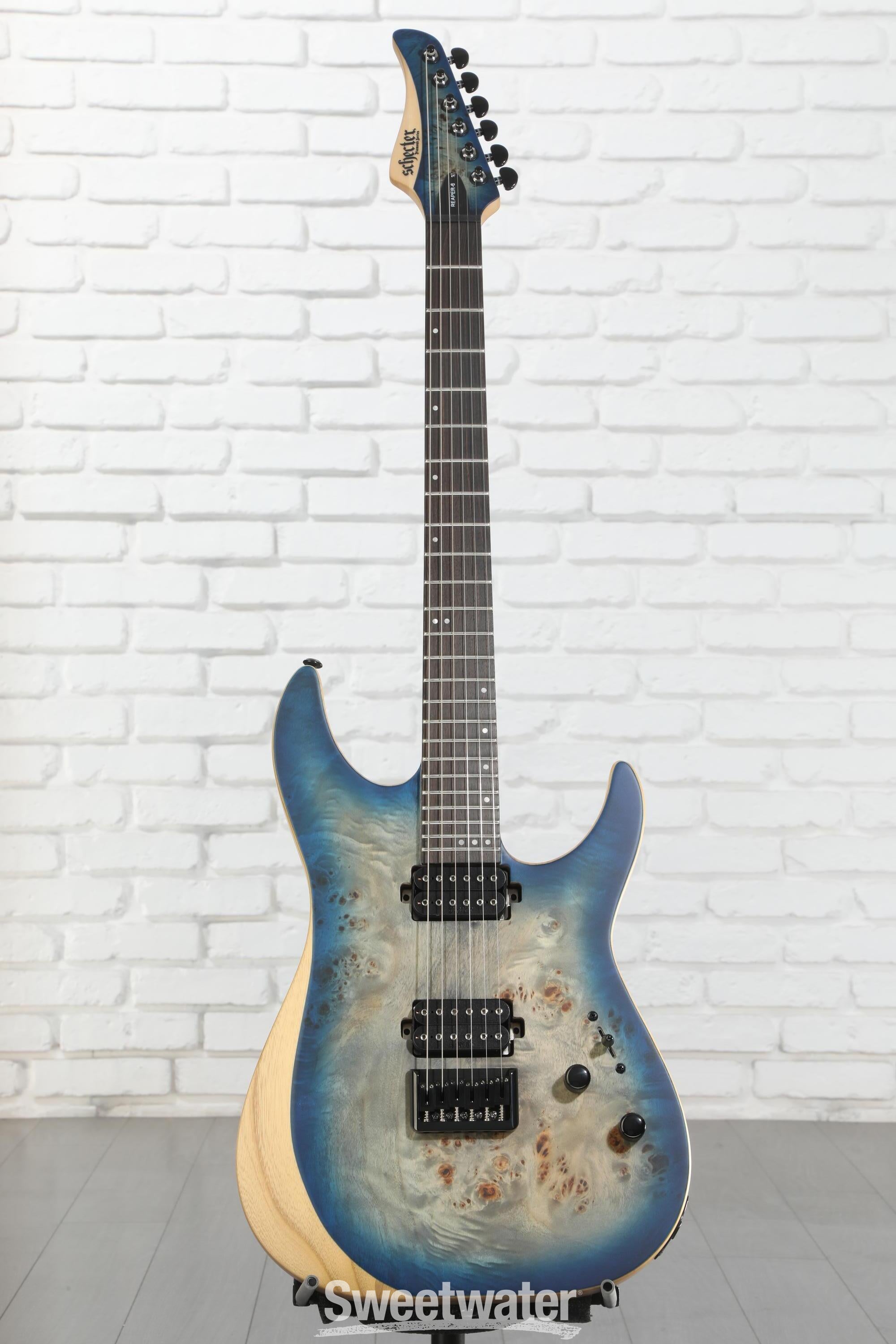 ギター Schecter Reaper-6 - Satin Sky Burst Schecter Reaper-6 Electric Guitar - Satin Sky Burst | Sweetwater