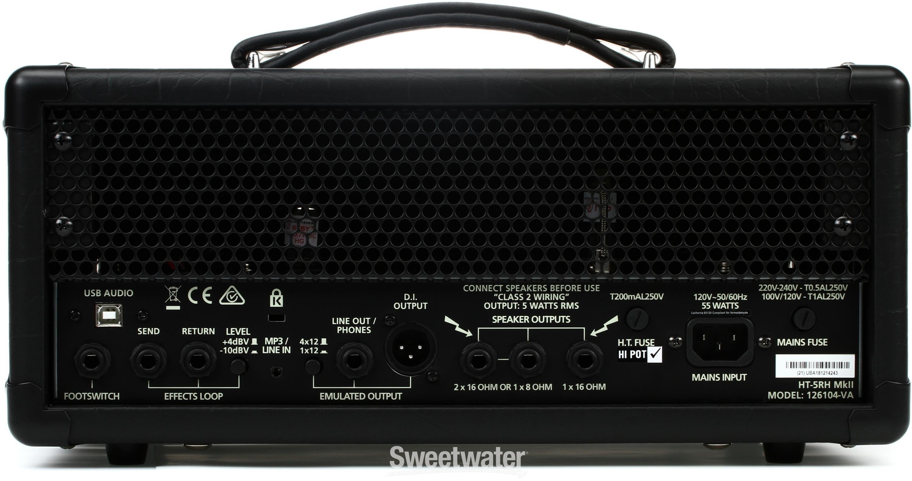 Blackstar HT5RH MKII 5-watt Tube Head with Reverb | Sweetwater