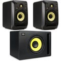 Photo of KRK V6 S4 6.5-inch Powered Studio Monitor Pair With S10.4 10-inch Powered Studio Subwoofer Bundle