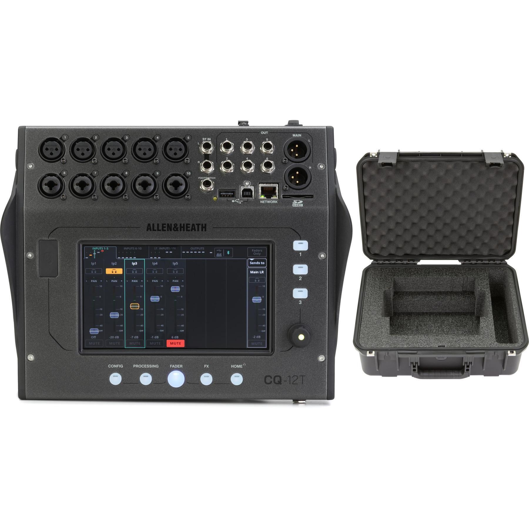 Photo of Allen & Heath CQ-12T 10-channel Digital Mixer with Case
