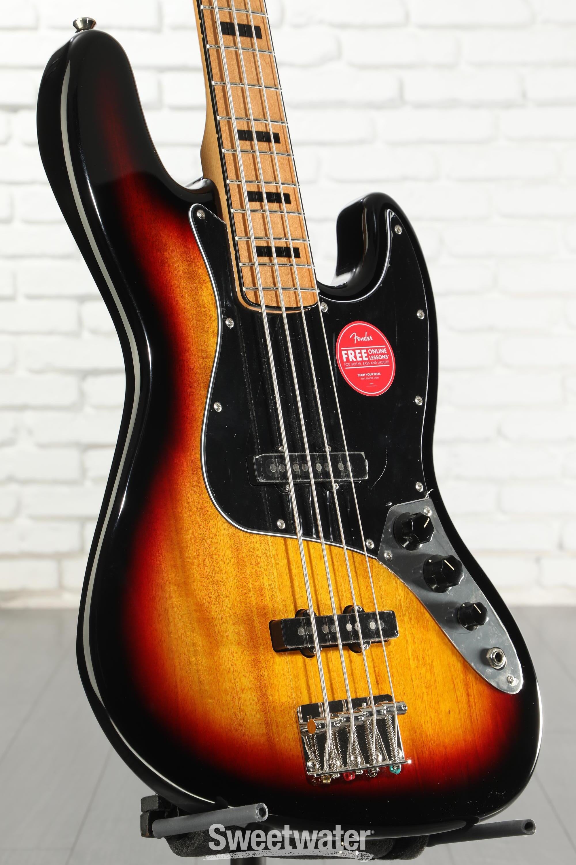 Squier Classic Vibe '70s Jazz Bass - 3-Tone Sunburst | Sweetwater