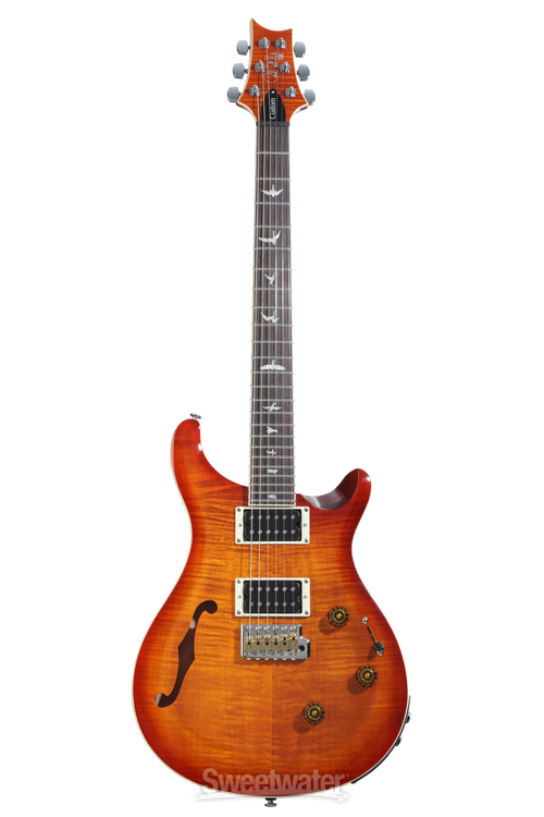 PRS SE Custom 24 Semi-Hollow Piezo Electric Guitar - Vintage