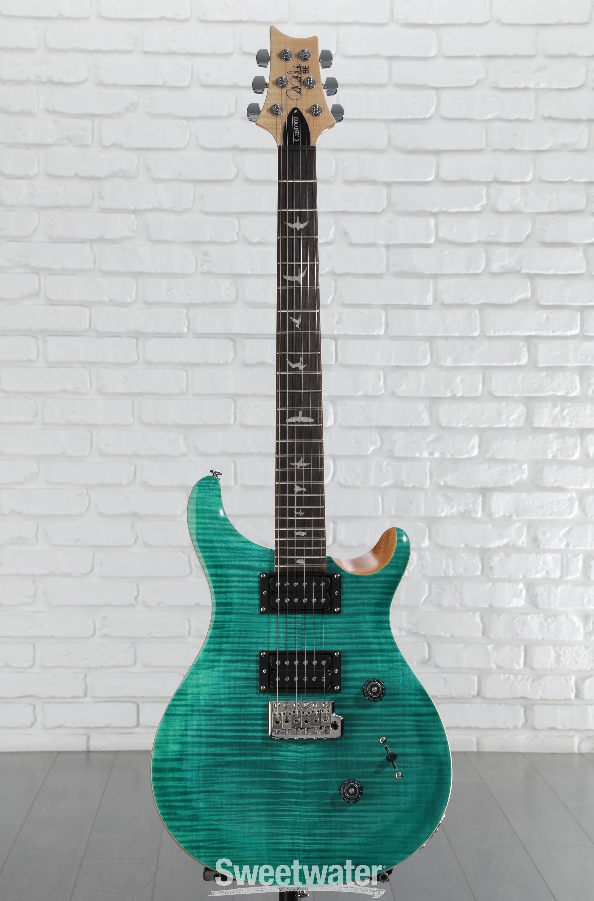 PRS SE Custom 24 Electric Guitar - Turquoise | Sweetwater