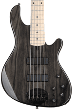 Photo of Lakland Skyline 55-OS Offset Bass Guitar - Trans Black with Maple Fingerboard