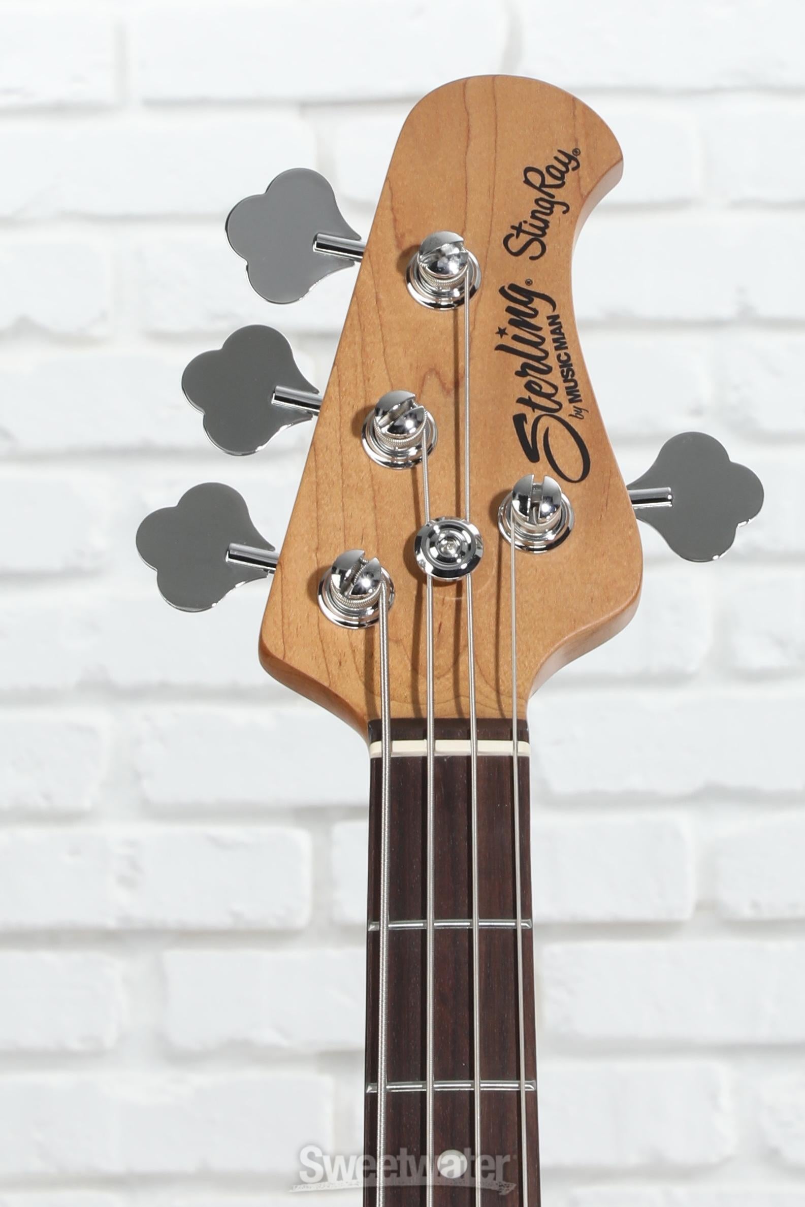 Sterling By Music Man StingRay RAY34 Bass Guitar - Dorado Green