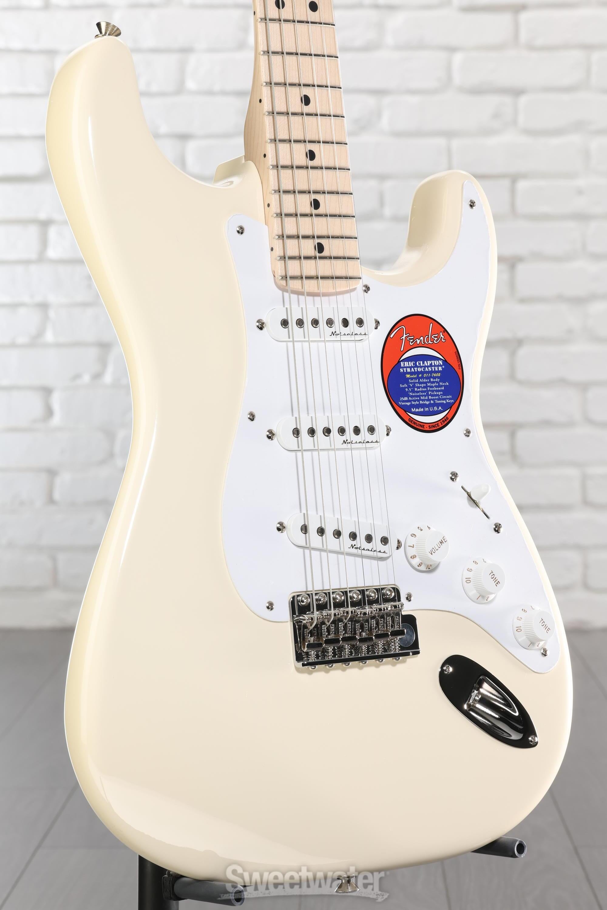 Fender Eric Clapton Stratocaster - Olympic White with Maple