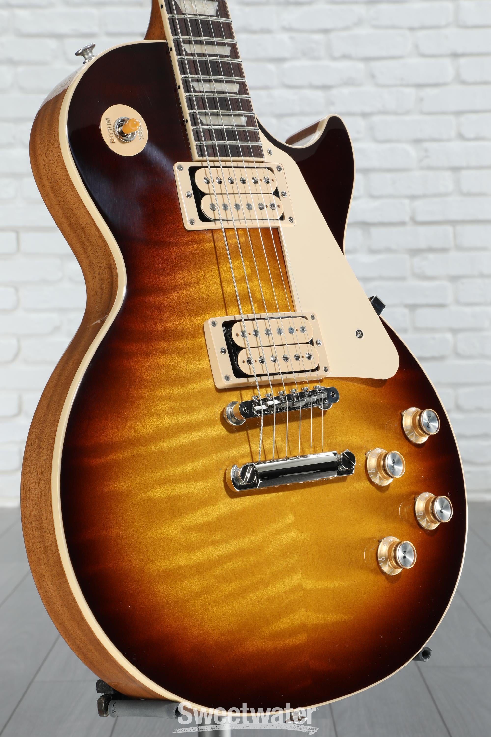 Photo of Gibson Les Paul Standard '60s Double Trouble Electric Guitar - Vintage Tobacco Burst