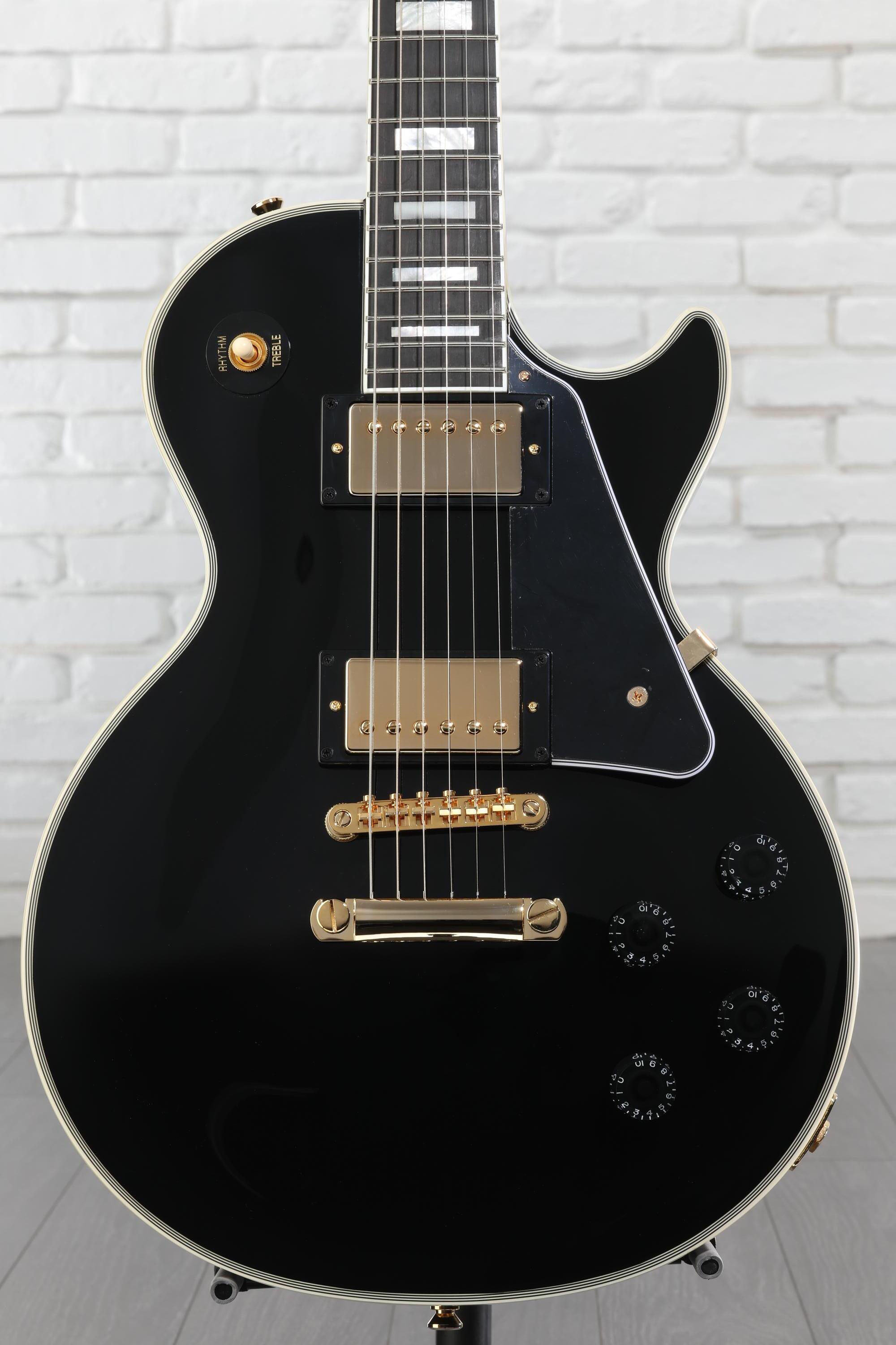 Epiphone Les Paul Custom Electric Guitar - Ebony | Sweetwater