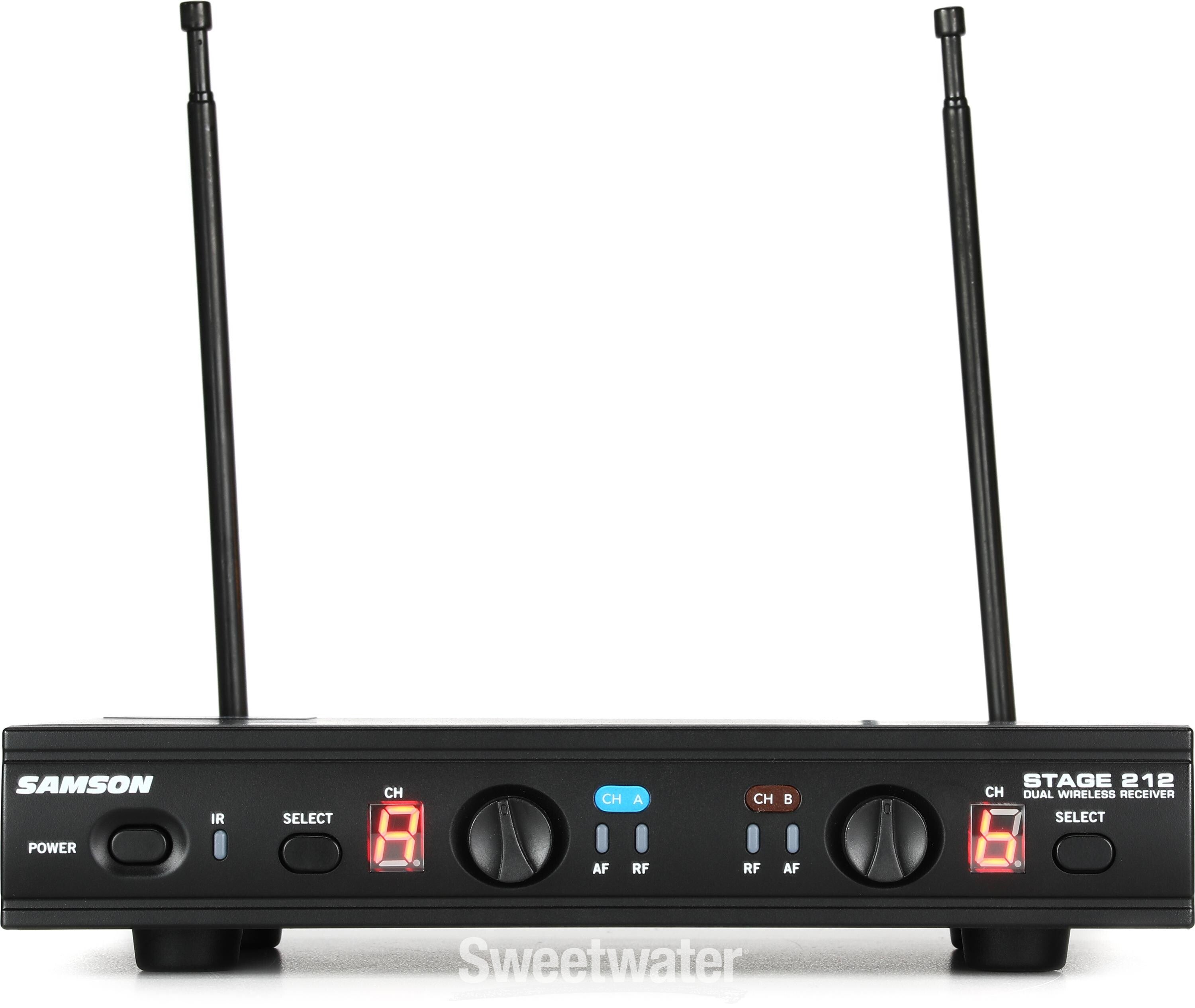 Samson Stage 212 Dual-channel Handheld VHF Wireless System