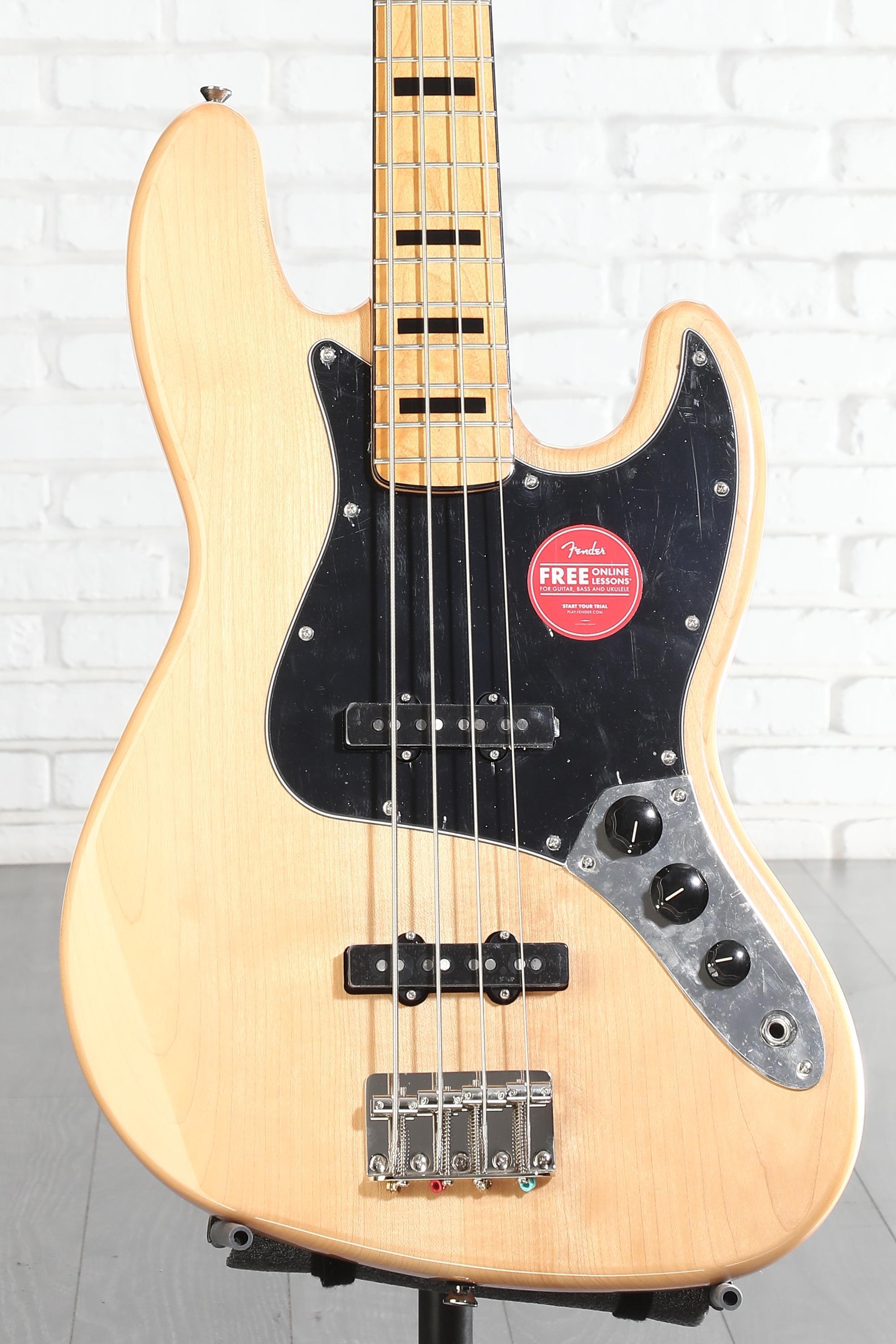 Squier Classic Vibe '70s Jazz Bass - Natural | Sweetwater