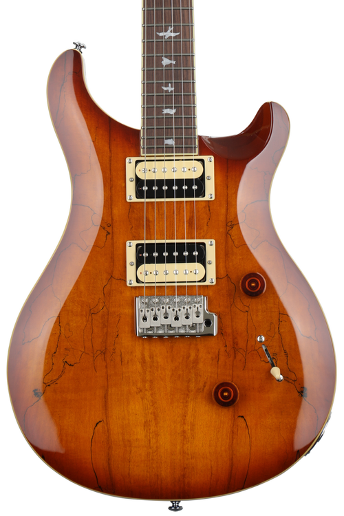ギター PRS SE custom 24 SPALTed maple PRS SE Custom 24 Exotic Top - Vintage Sunburst Spalted Maple