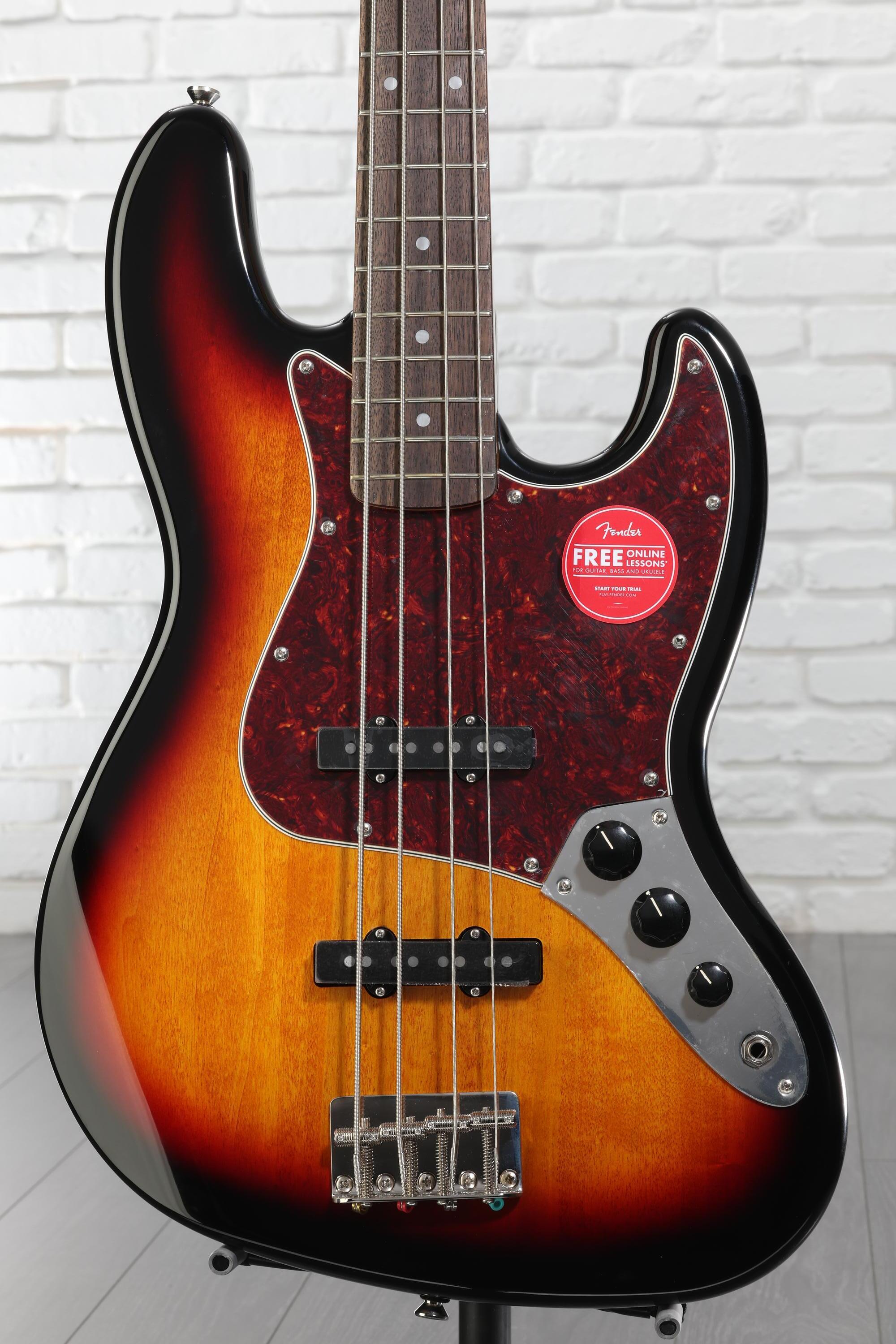 Squier Classic Vibe '60s Jazz Bass - 3-Tone Sunburst | Sweetwater