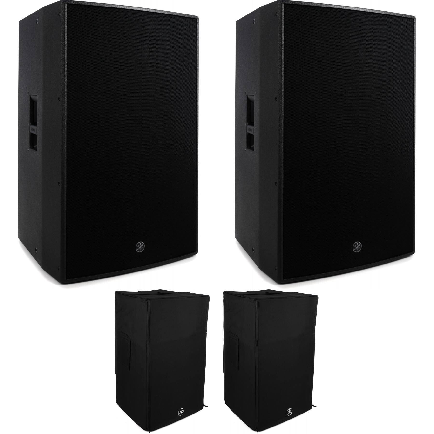 Yamaha 3 way powered hot sale speakers