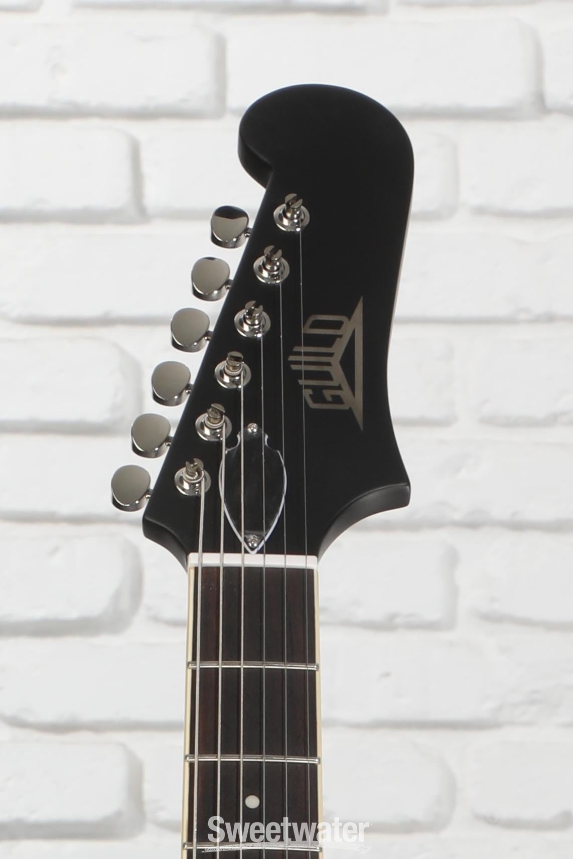 Guild Starfire I Jet 90 Electric Guitar - Satin Black | Sweetwater