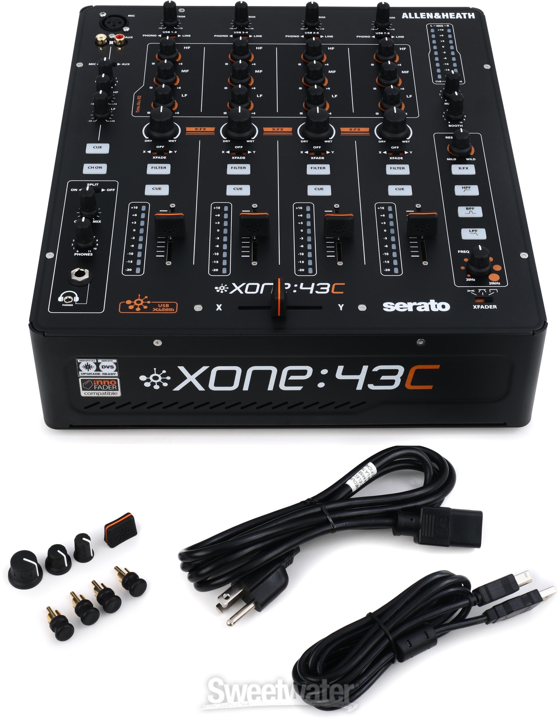 Allen & Heath Xone:43C 4-channel DJ Mixer with Soundcard Reviews