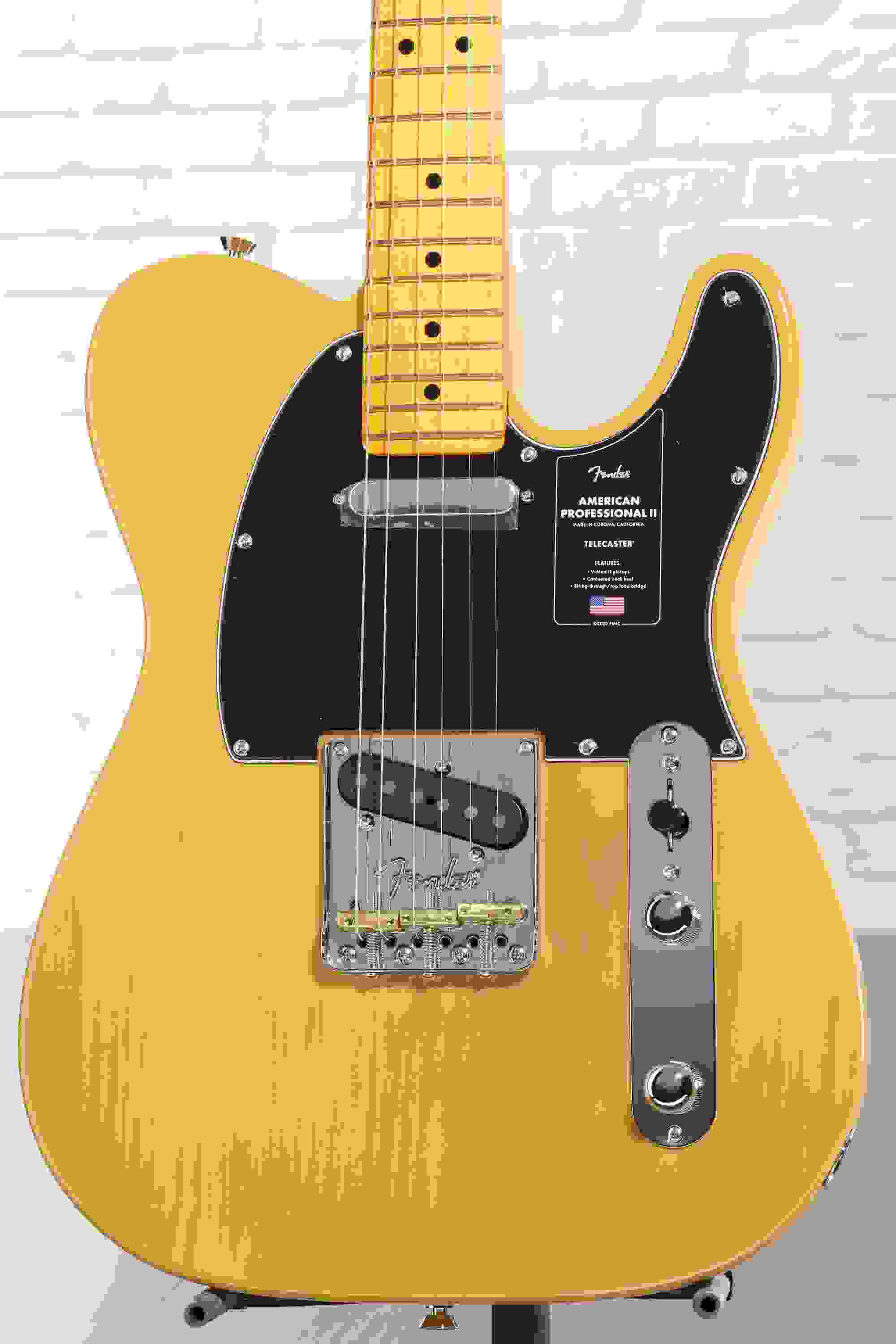 Fender American Professional II Telecaster - Butterscotch Blonde, Maple Fingerboard