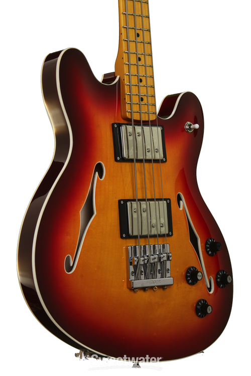 Fender Modern Player Starcaster スターキャスター Fender Modern Player Starcaster - Black Reviews | Sweetwater