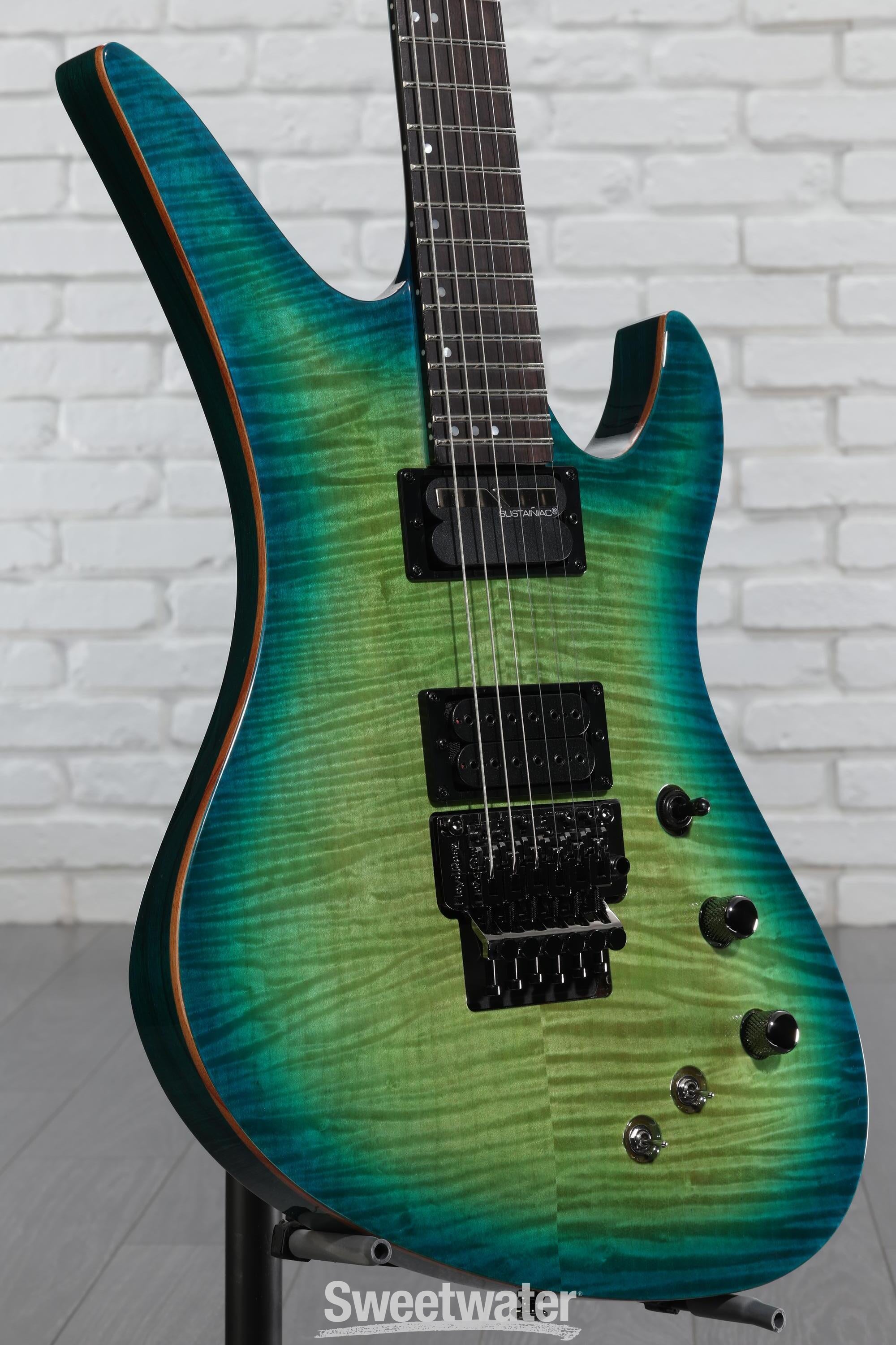 Schecter BlackJack SLS Avenger FR-S - Aquaburst - Sweetwater