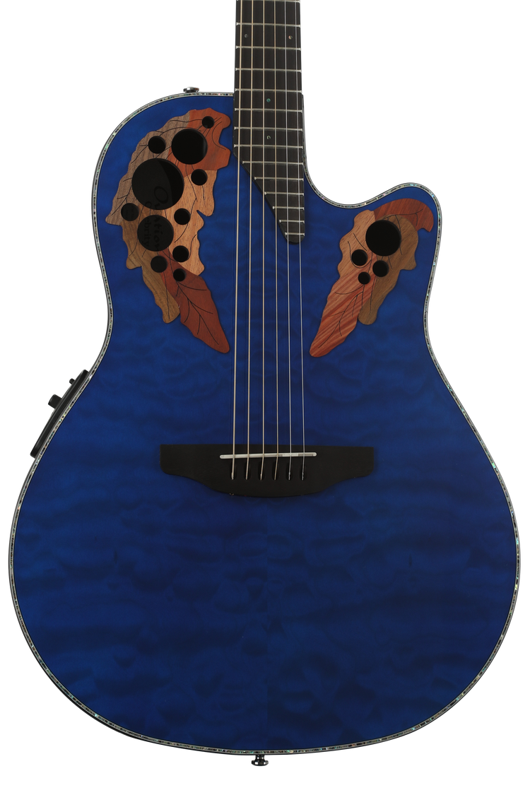 Ovation Celebrity Elite Plus CE44P-8TQ Mid-Depth Acoustic-Electric