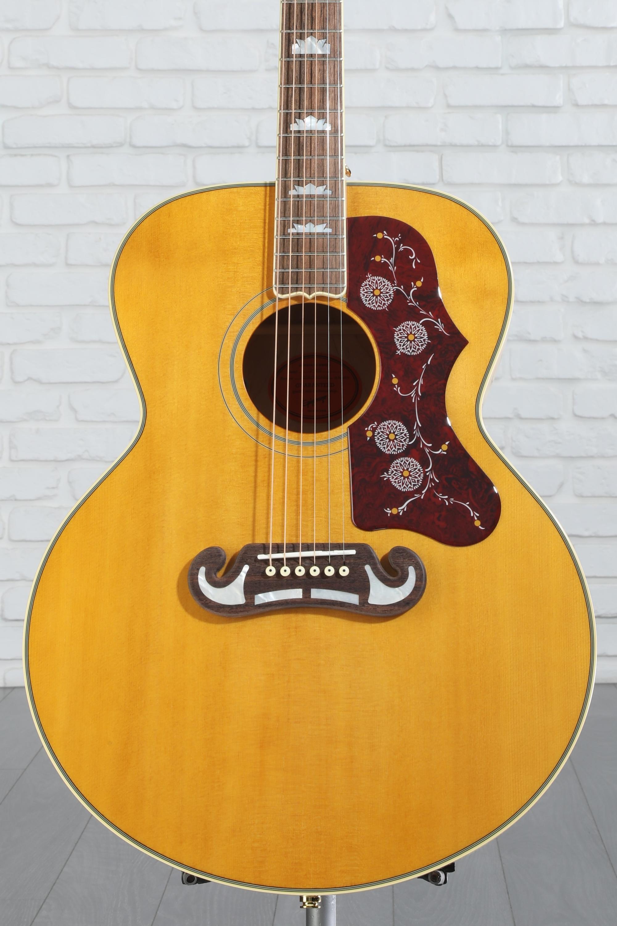 Epiphone J-200 Acoustic Guitar - Aged Natural Antique Gloss