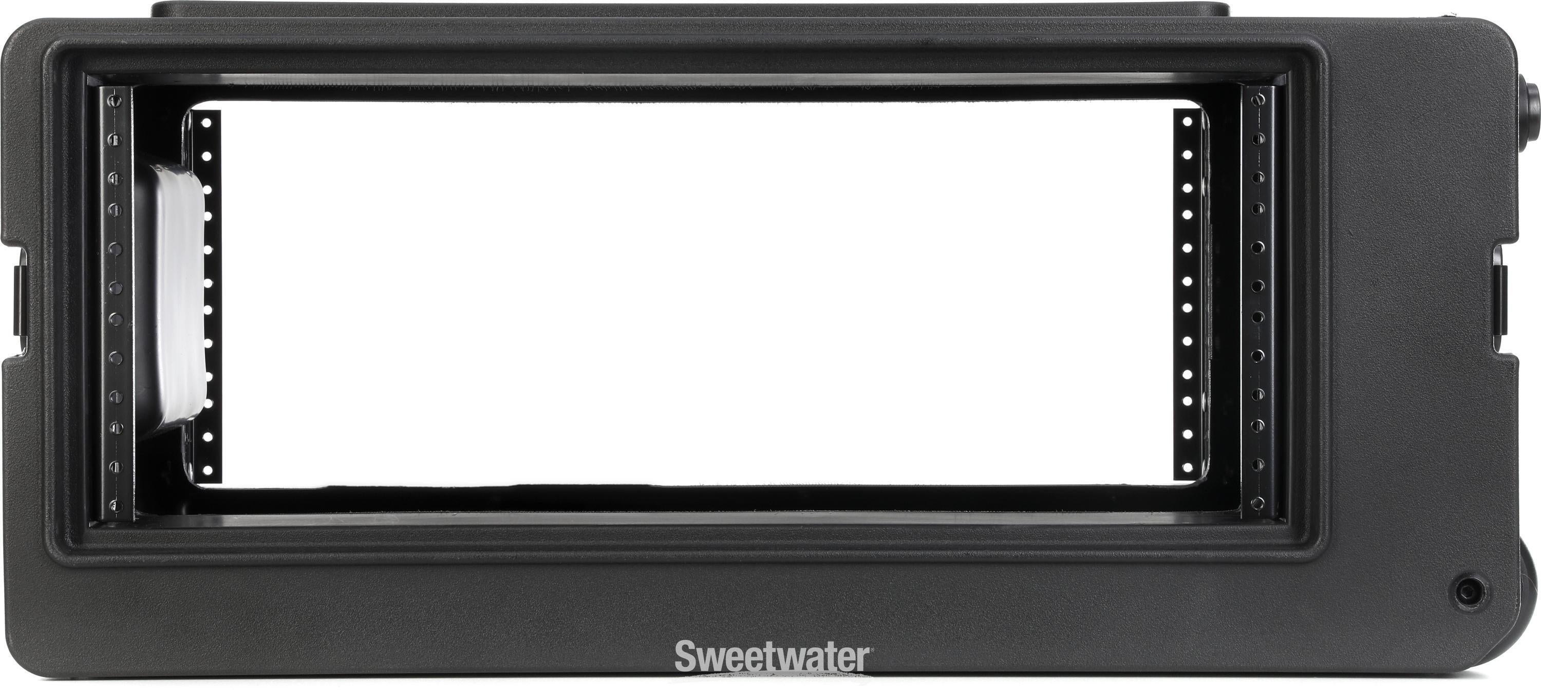 SKB 4U rSeries Shallow Rolling Rack Case | Sweetwater